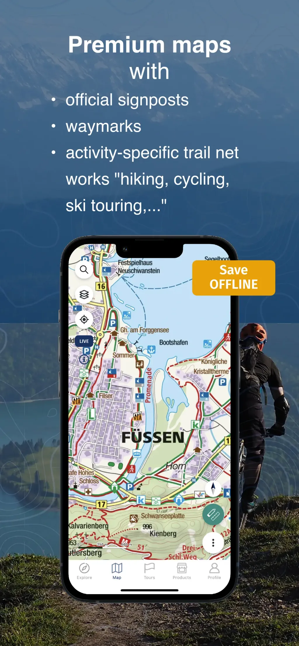 KOMPASS Outdoor & Hiking Maps screenshot 1