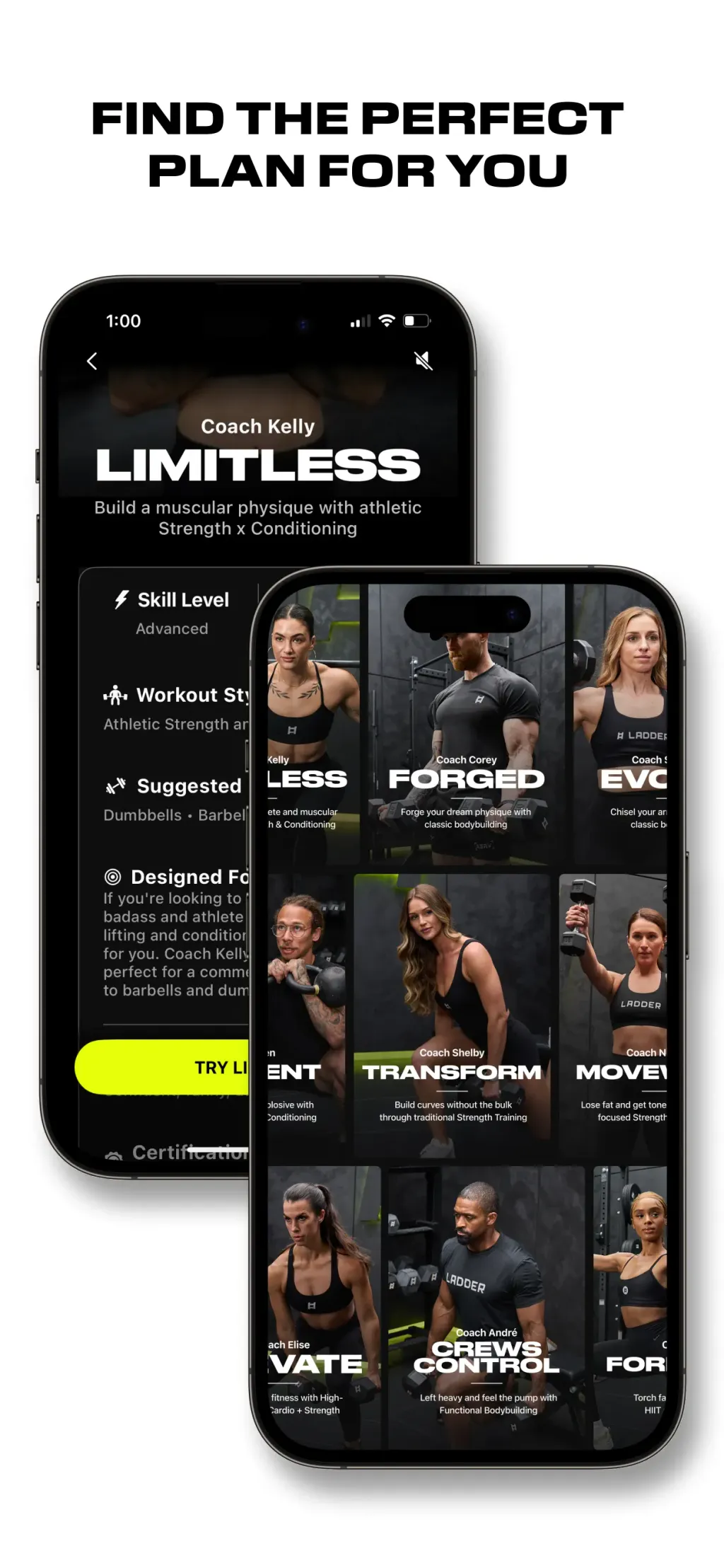 LADDER Strength Training Plans App Store screenshot 5