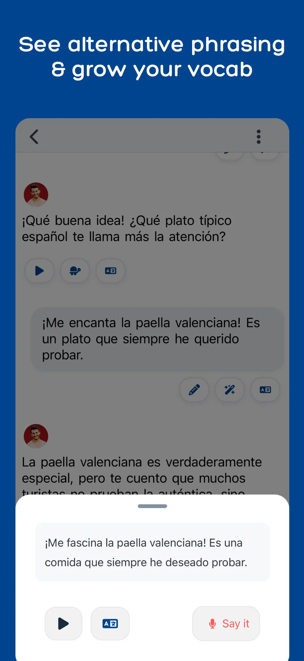 Langua: AI language learning App Store screenshot 3