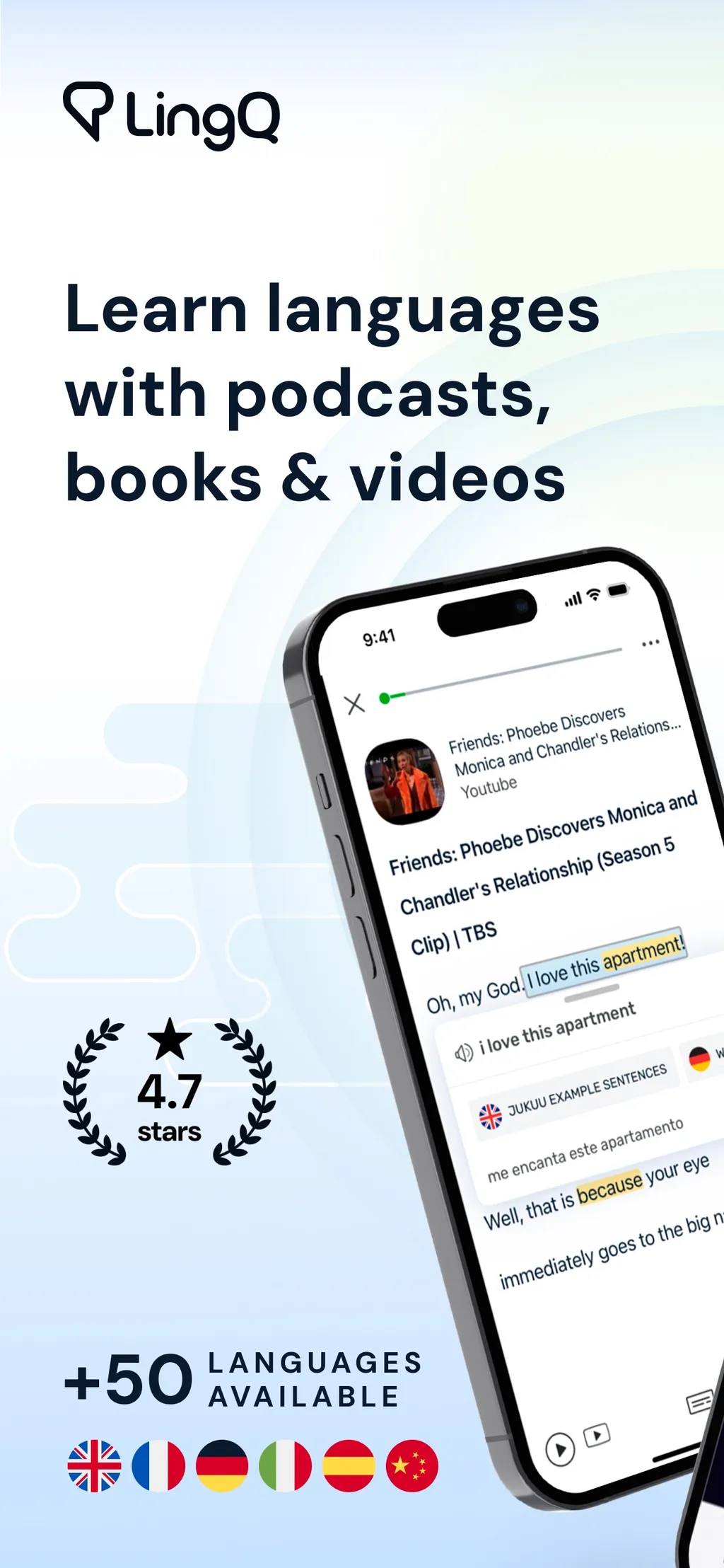 Learn Languages | LingQ screenshot 1