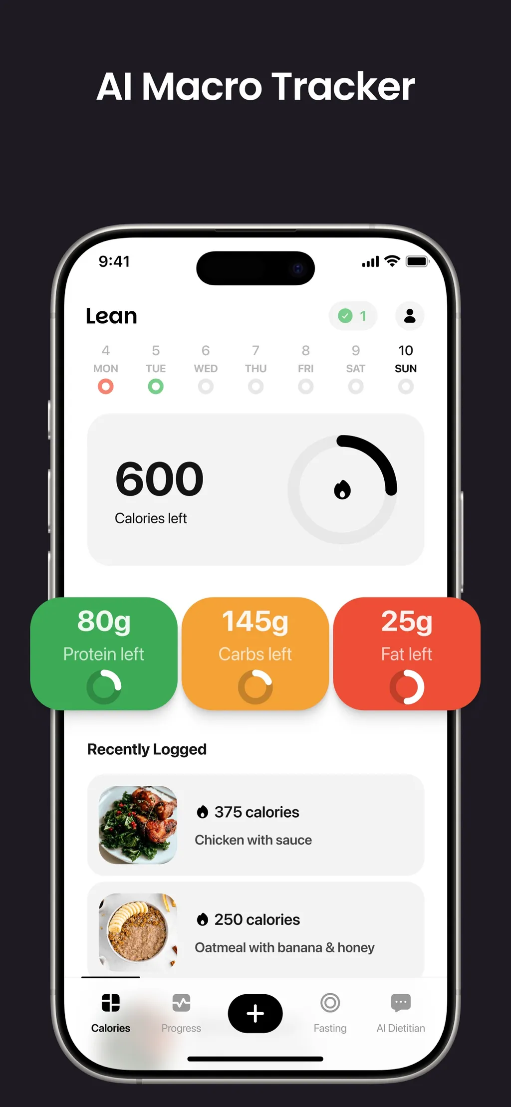 Lean: AI Macro Tracker App Store screenshot 5