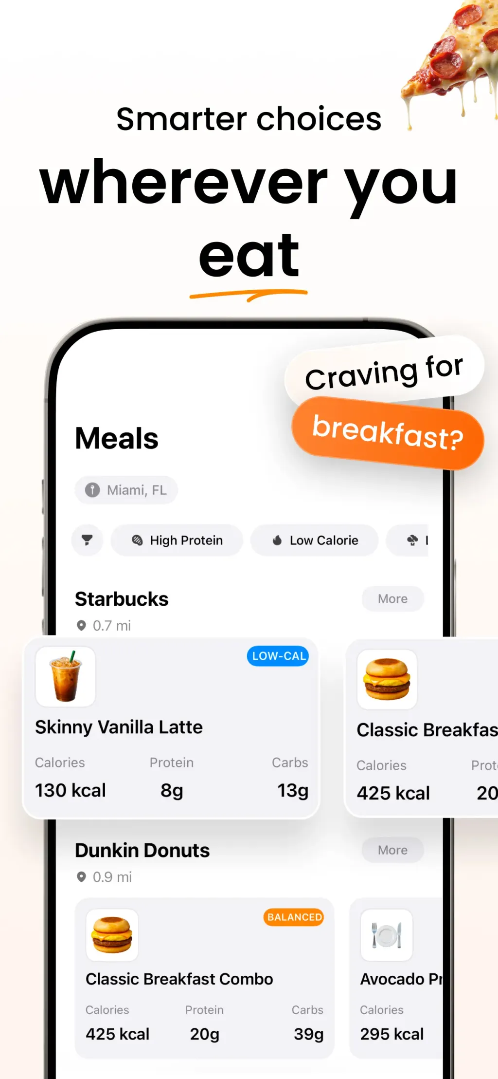 LeanBites - Healthy Dining screenshot 1