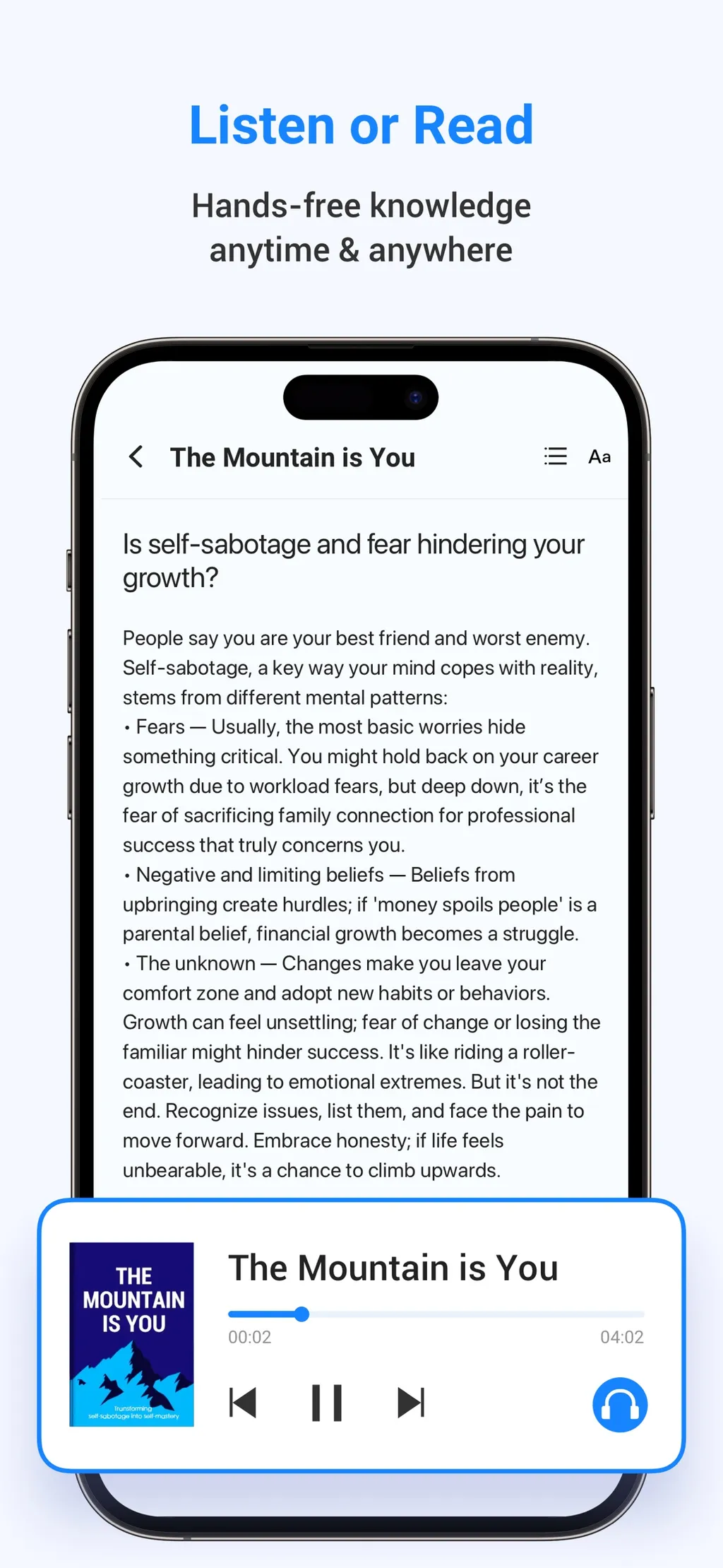 LeapAhead-Daily Book Cast App Store screenshot 4