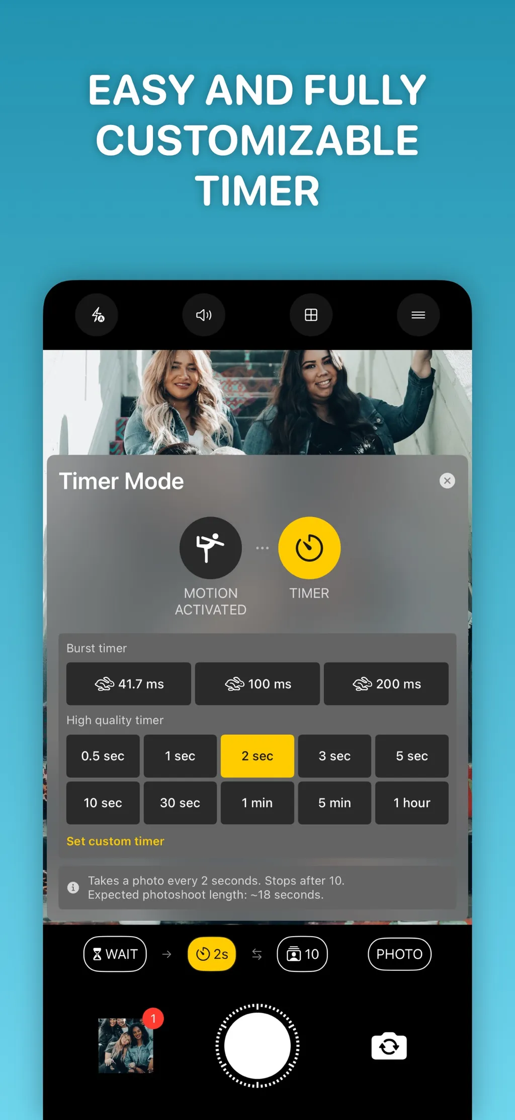 Lens Buddy - Self Timer Camera App Store screenshot 2