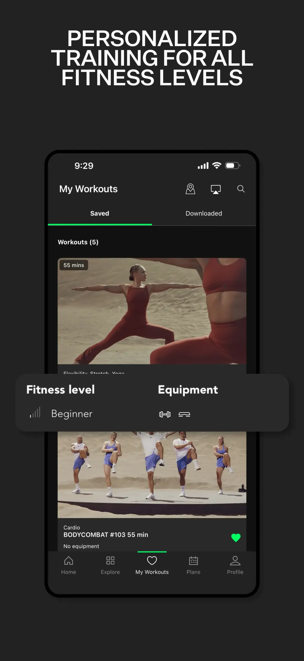 LES MILLS+: home workout app App Store screenshot 5
