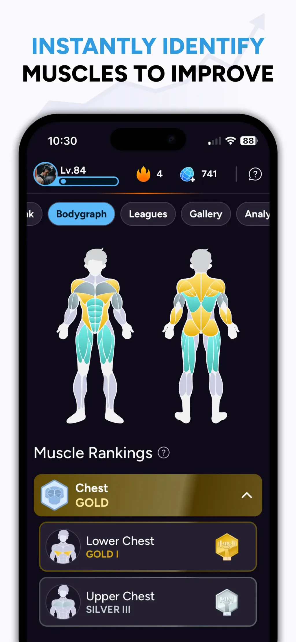 Liftoff - Ranked Gym Workouts App Store screenshot 5