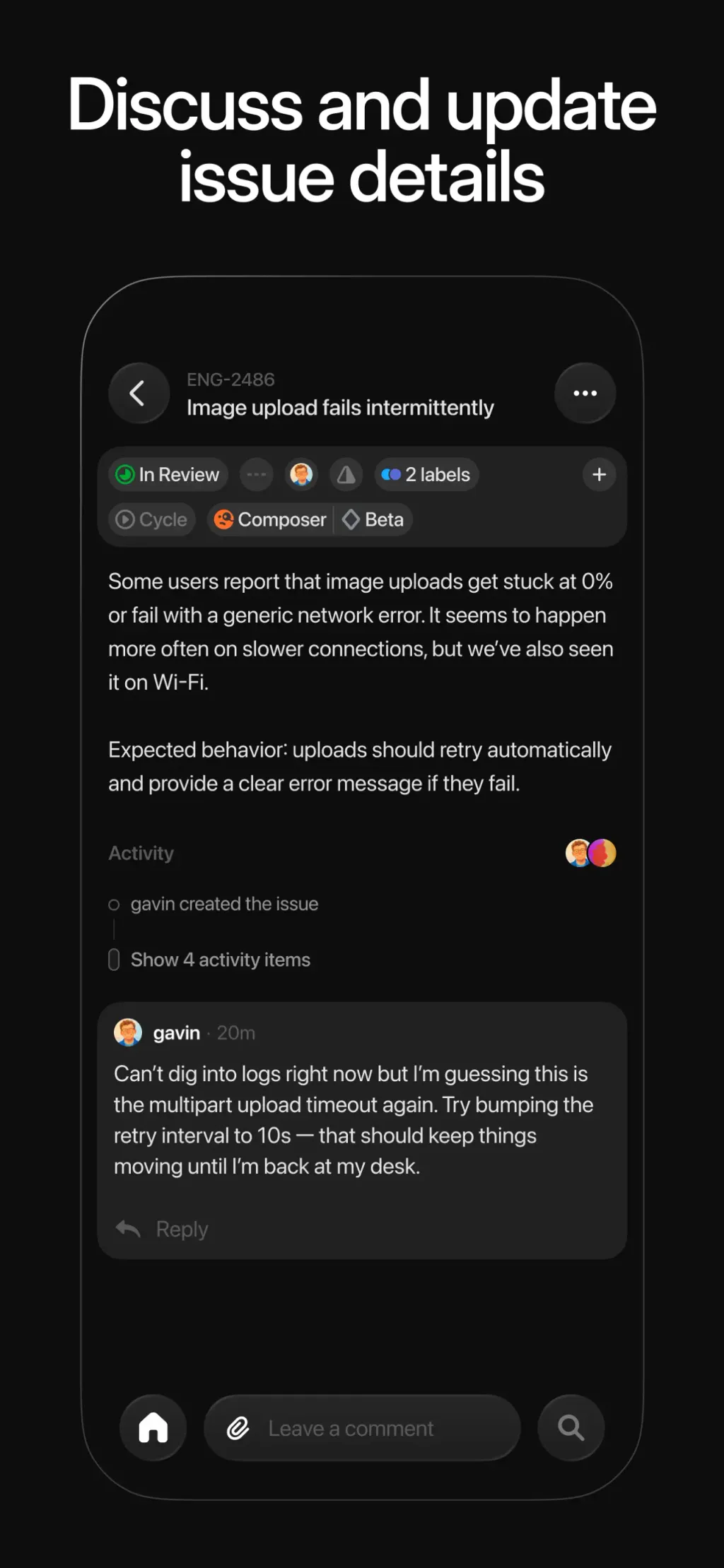 Linear Mobile App Store screenshot 6