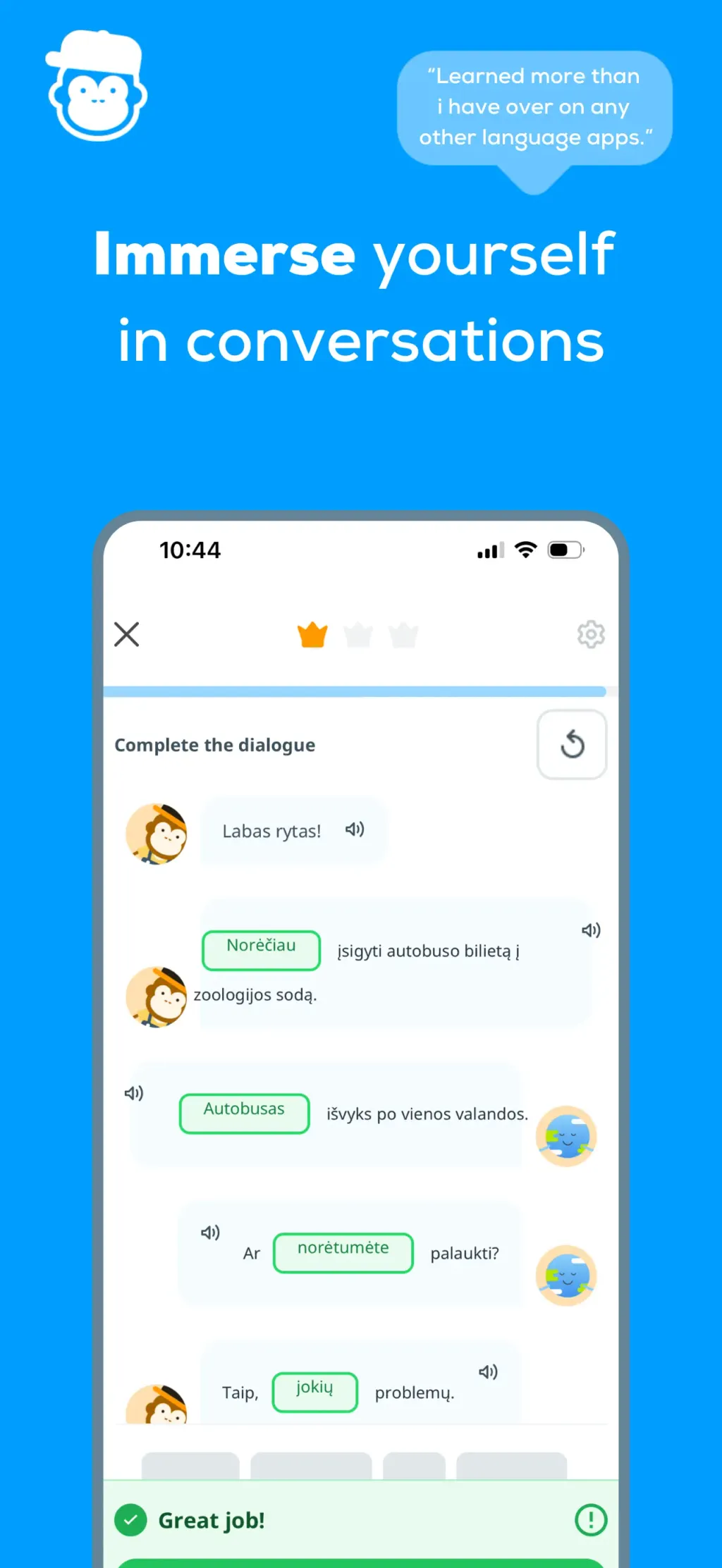 Language Learning - Ling App Store screenshot 5