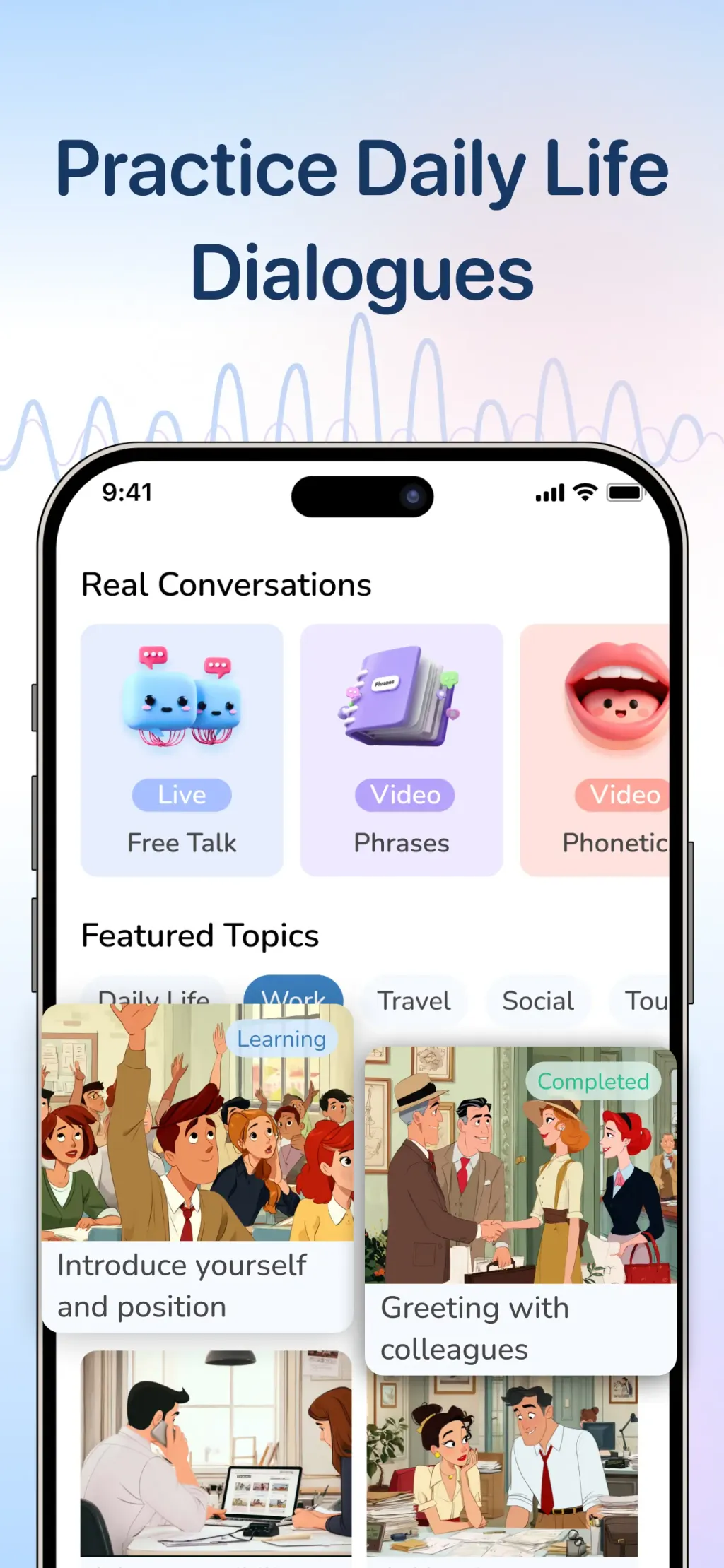 Speak English: Lingo AI App Store screenshot 3