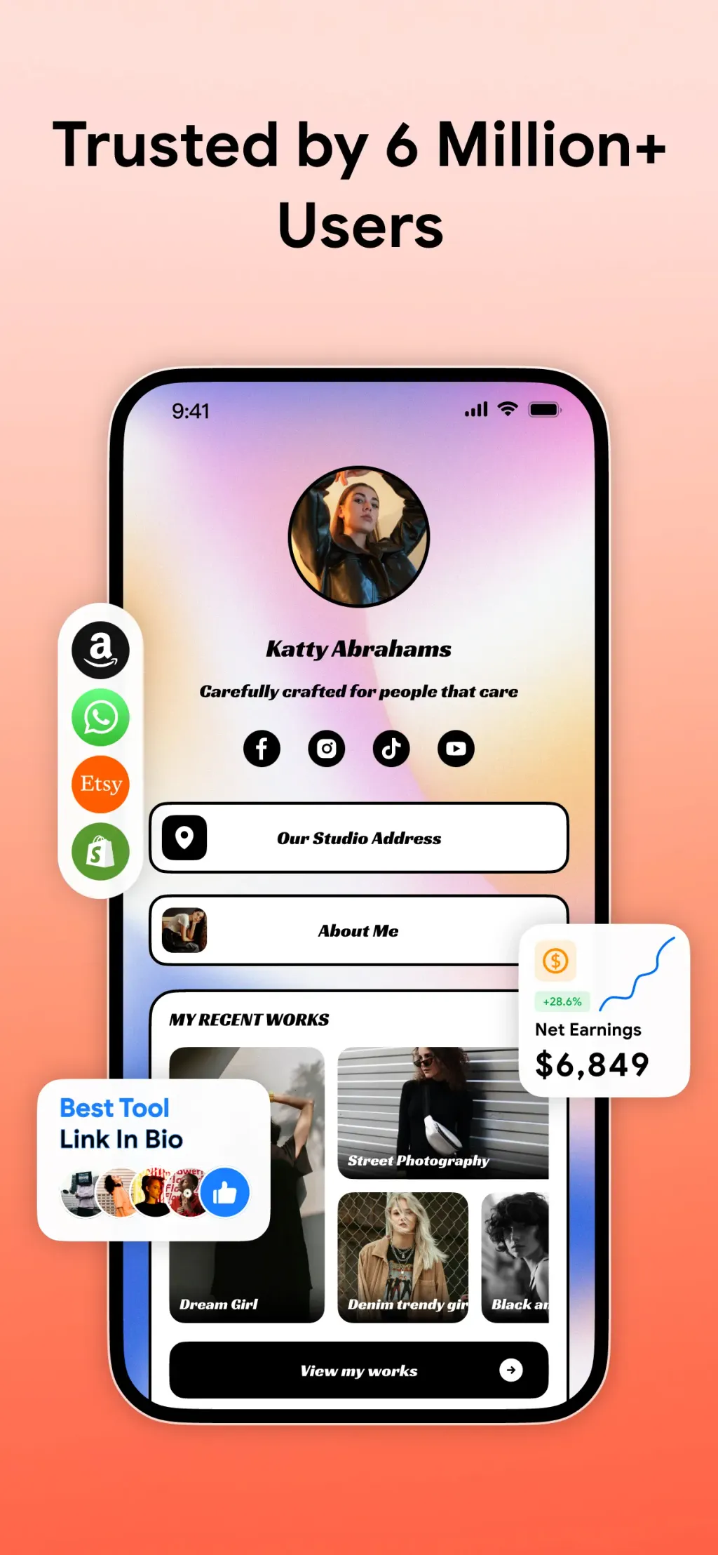 Linkbio - Link in Bio Builder screenshot 2