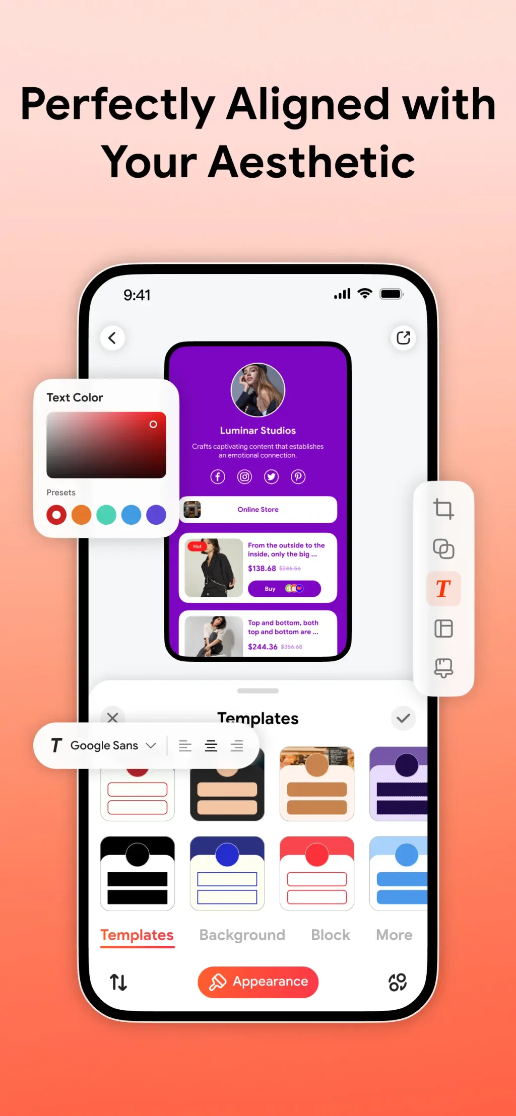 Linkbio - Link in Bio Builder screenshot 3