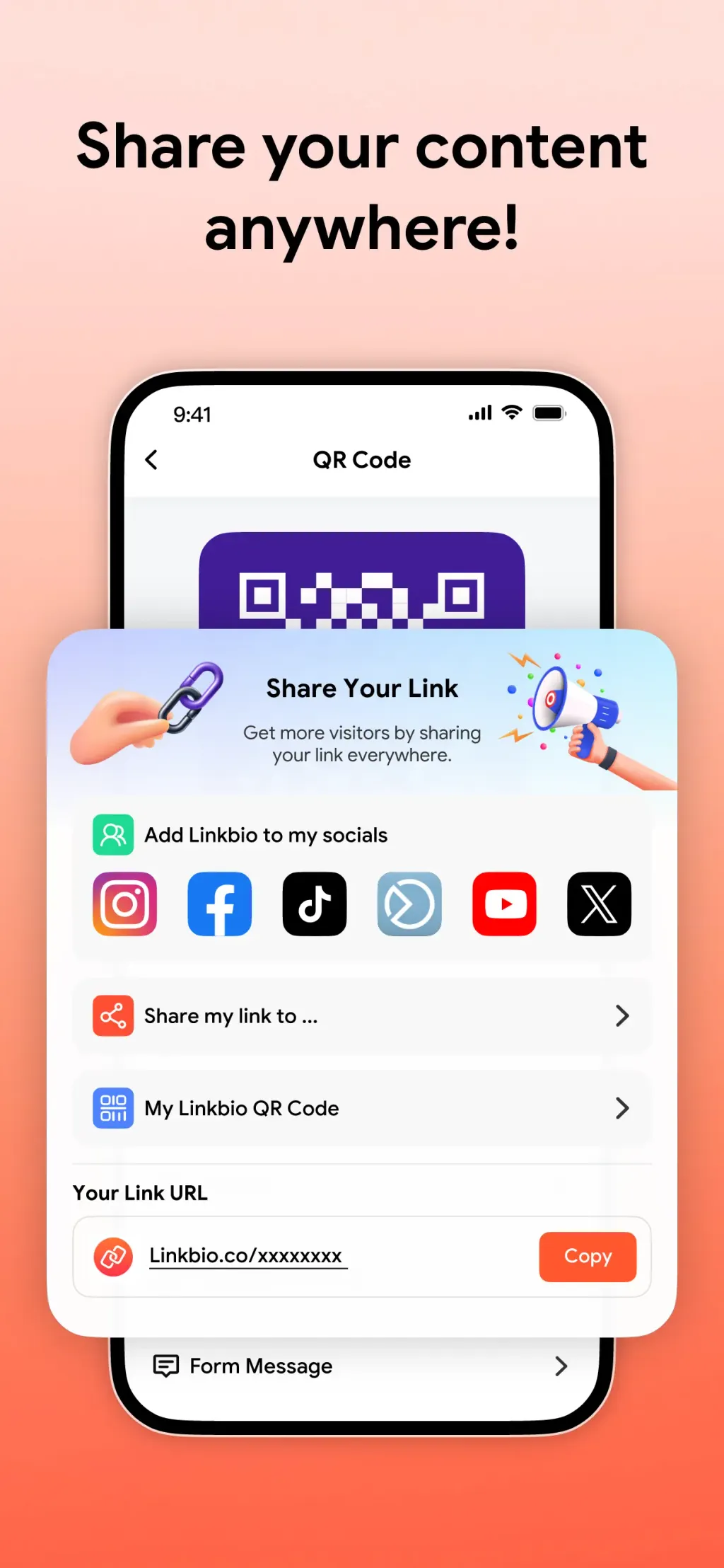 Linkbio - Link in Bio Builder screenshot 2