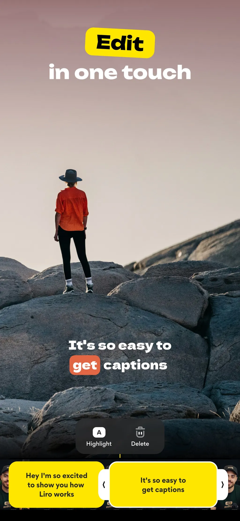 Liro: AI Video Caption Editor App Store screenshot 7