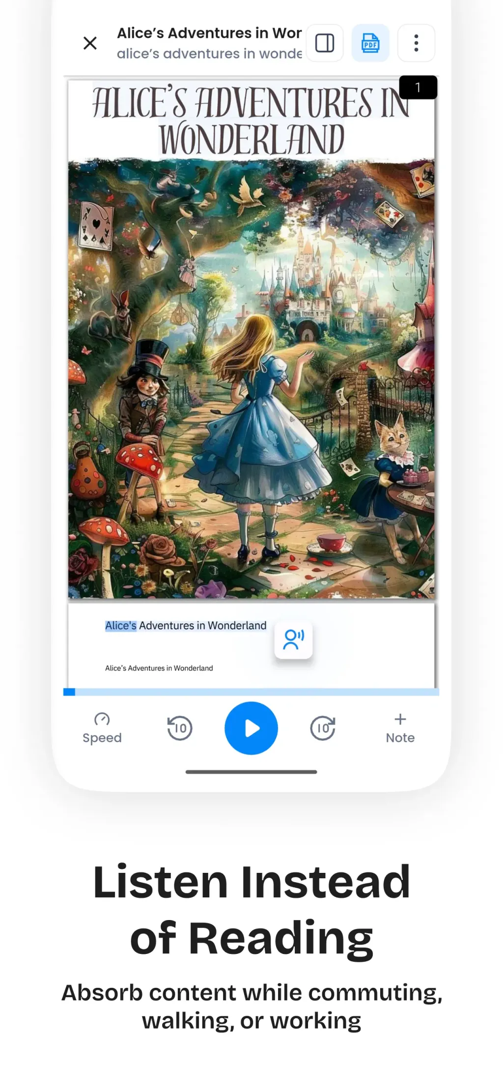 Listening: Text to Speech screenshot 3