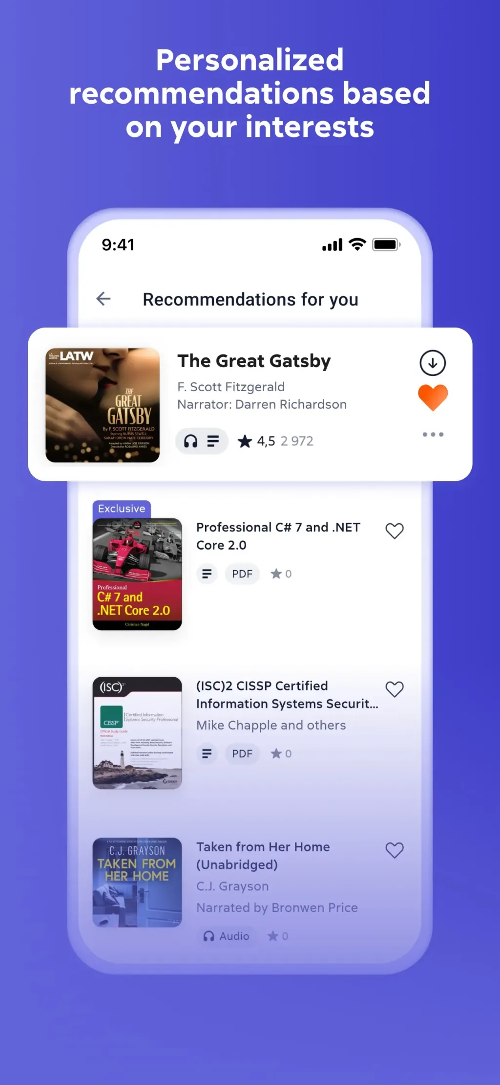 Litres: Books and audiobooks App Store screenshot 8
