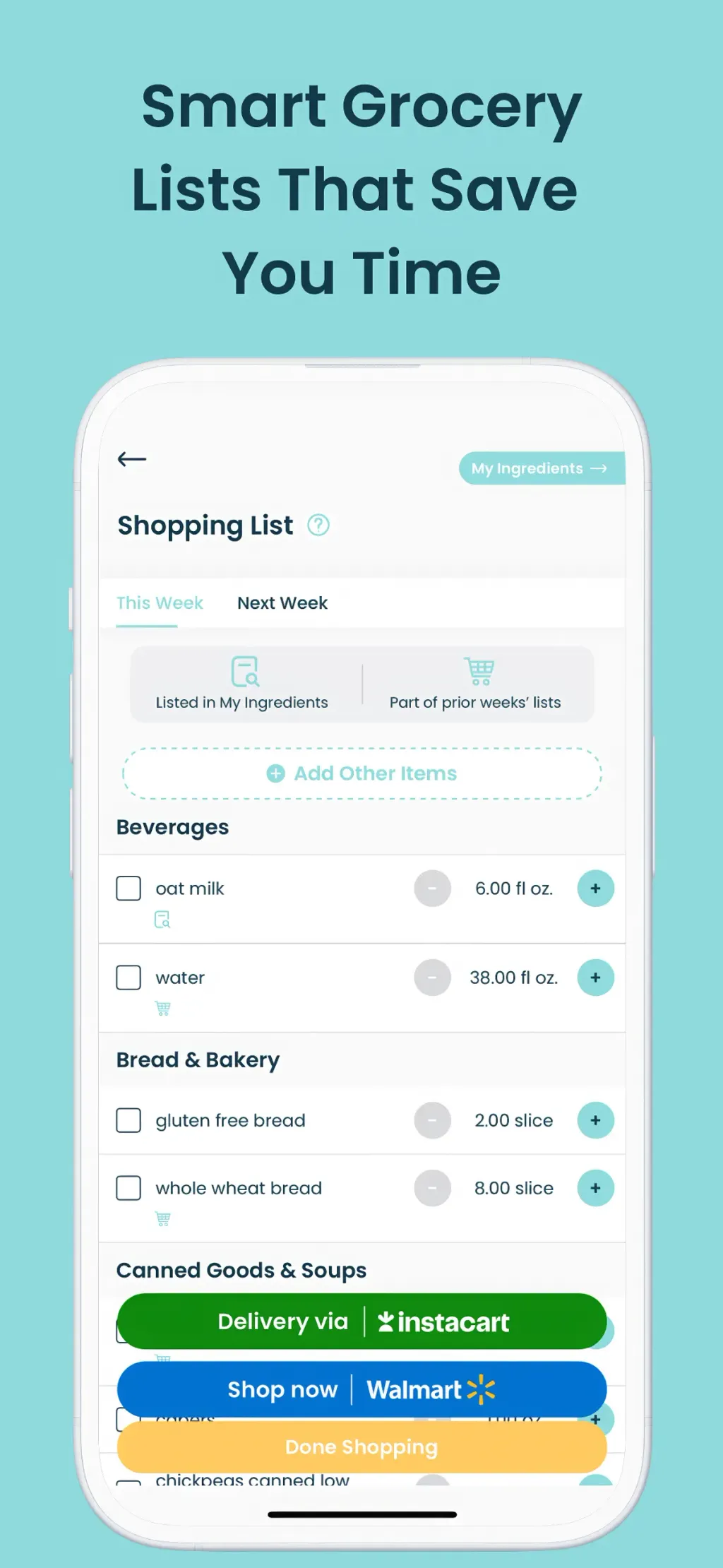 Little Lunches - Meal Planning App Store screenshot 4