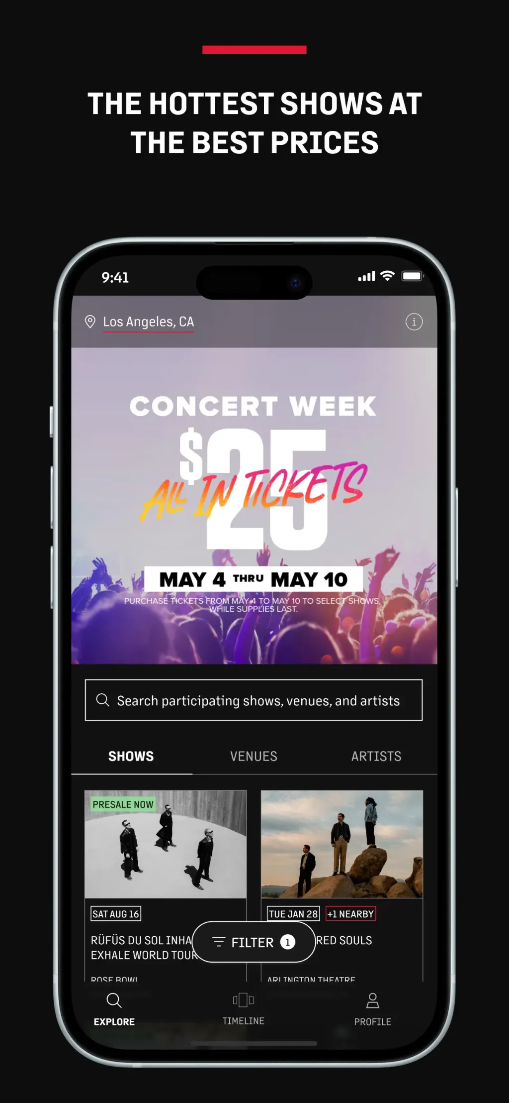 Live Nation – For Concert Fans screenshot 2