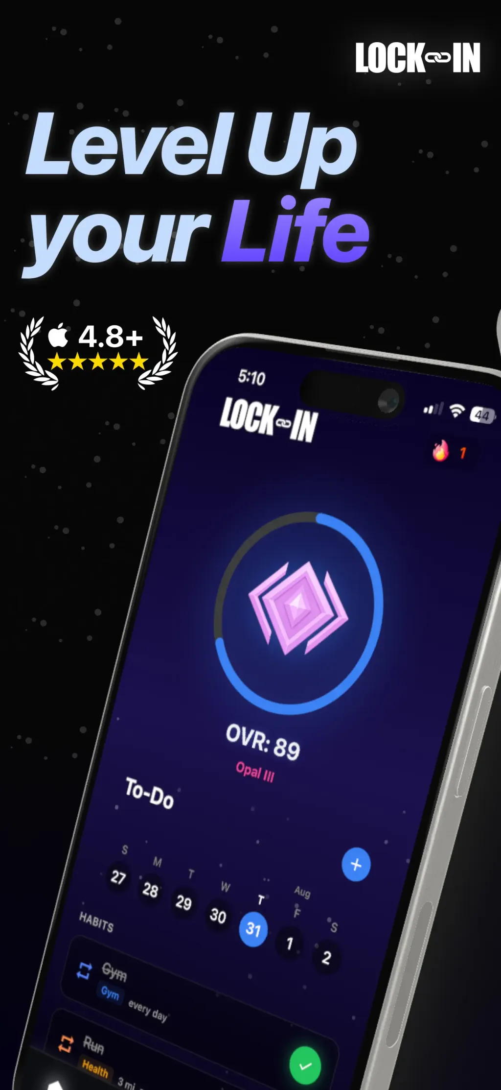 Lock In - Reset Your Life screenshot 1