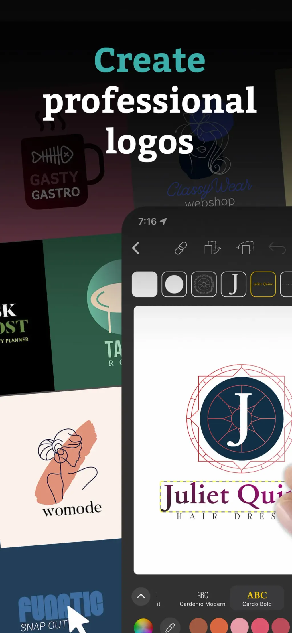 Logo Maker: Art Design Creator App Store screenshot 1