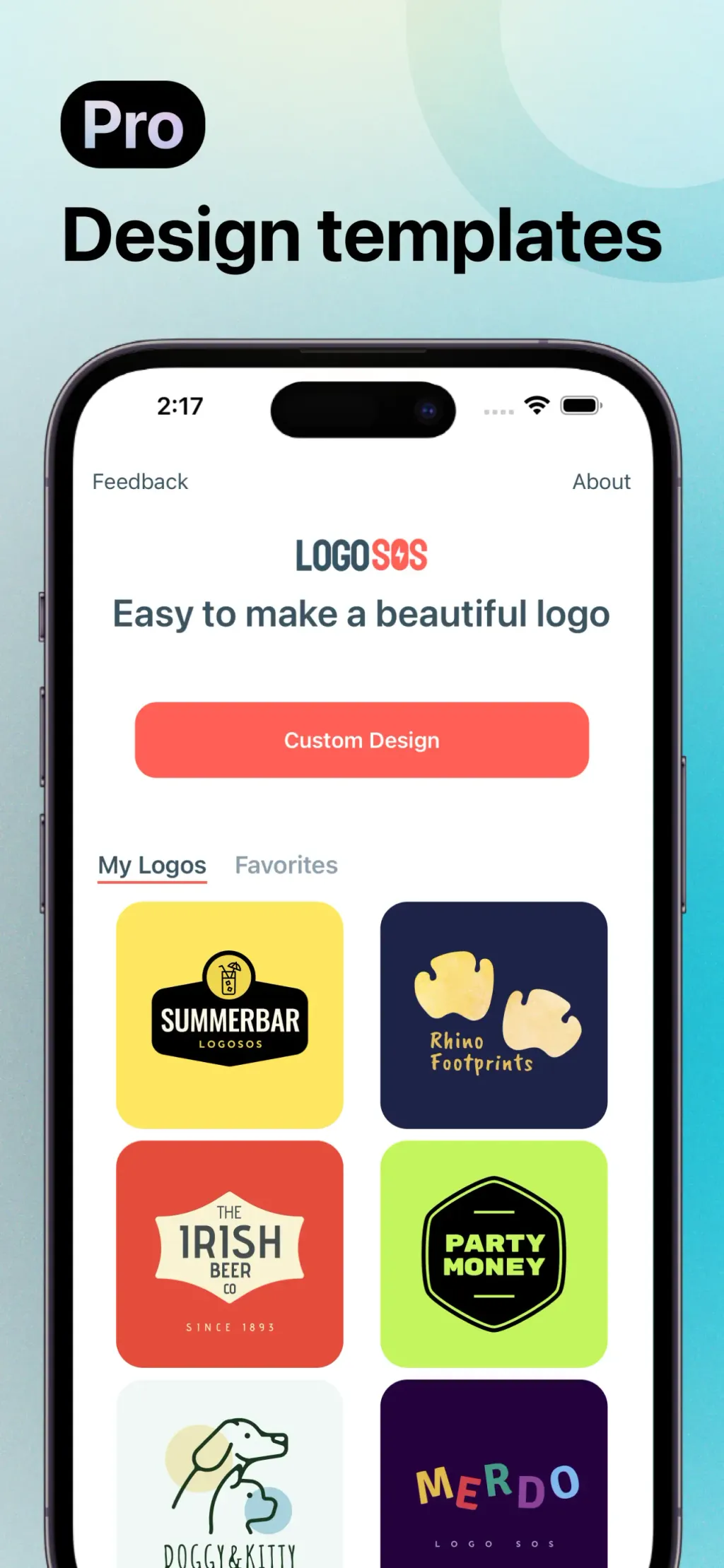 Logo Maker SOS: Design Creator App Store screenshot 1