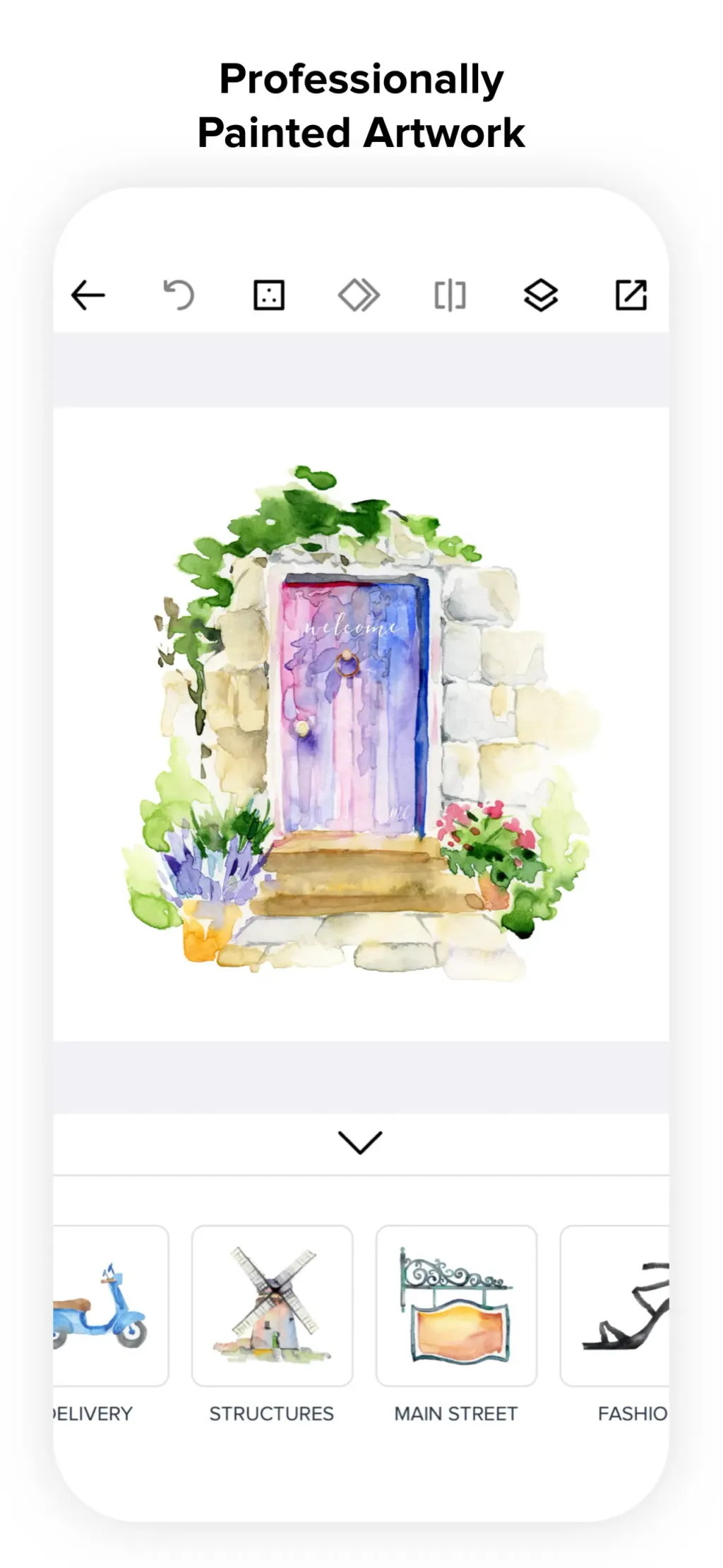 Logo Maker - Watercolor Logo App Store screenshot 4