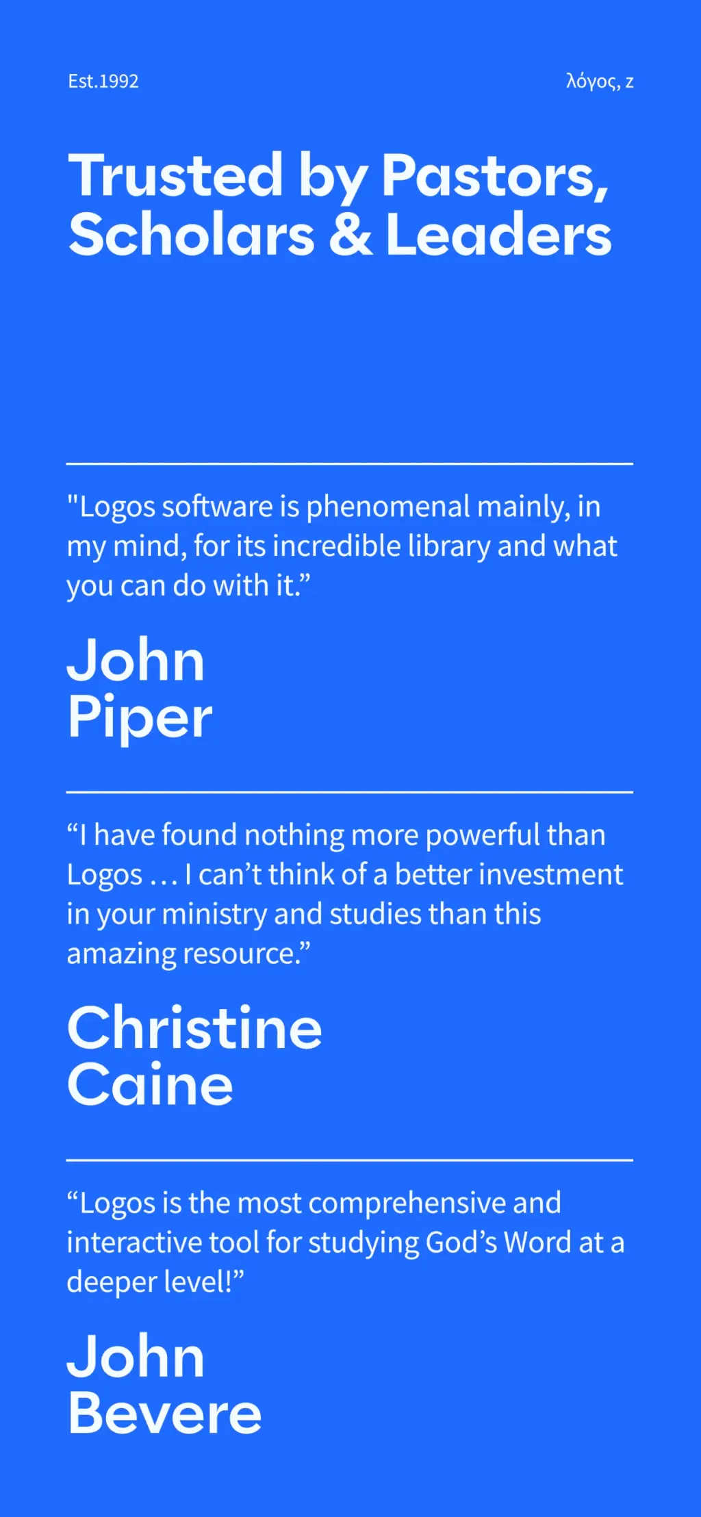 Logos: Deep Bible Study App Store screenshot 8