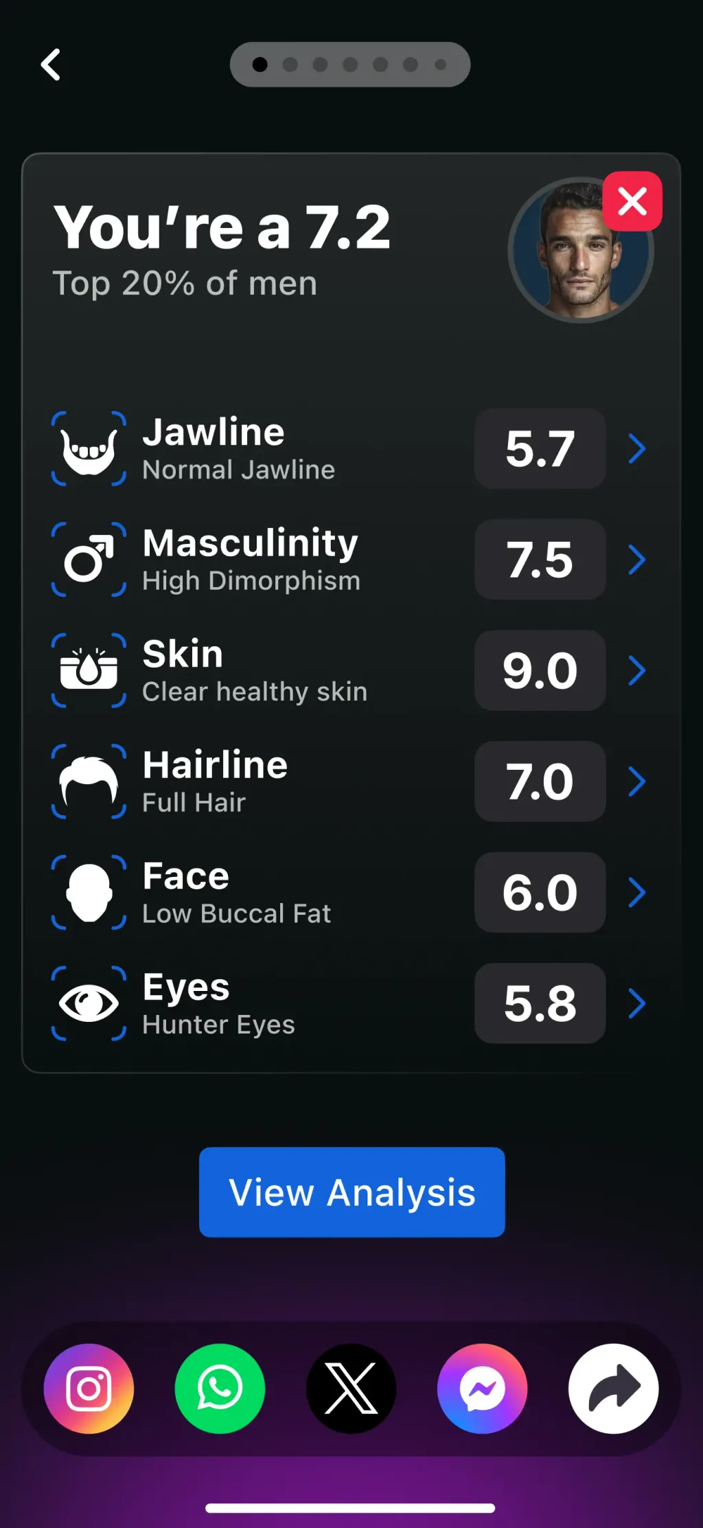 LooksMax Face Rating AI-LooxUP screenshot 1