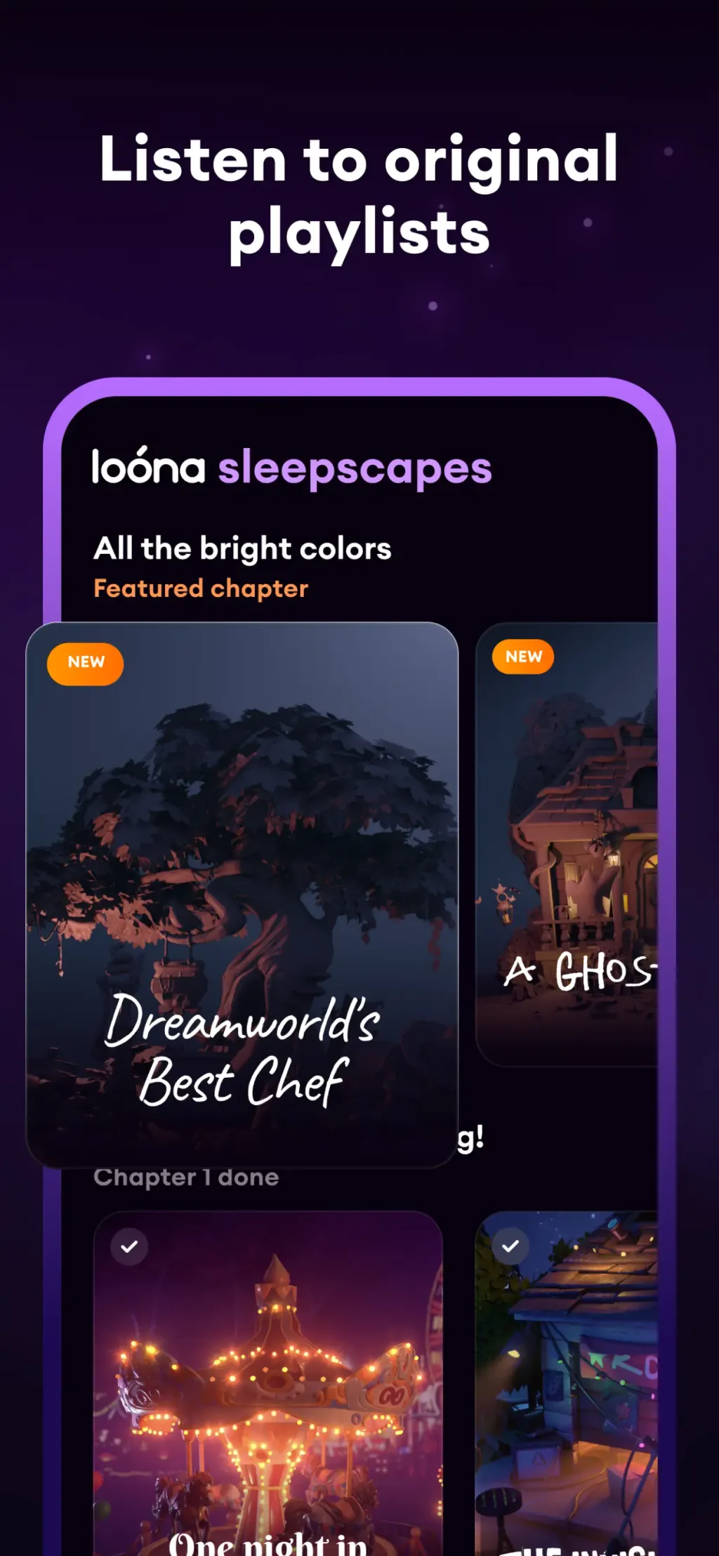 Loóna: Sleep, reduce anxiety App Store screenshot 7