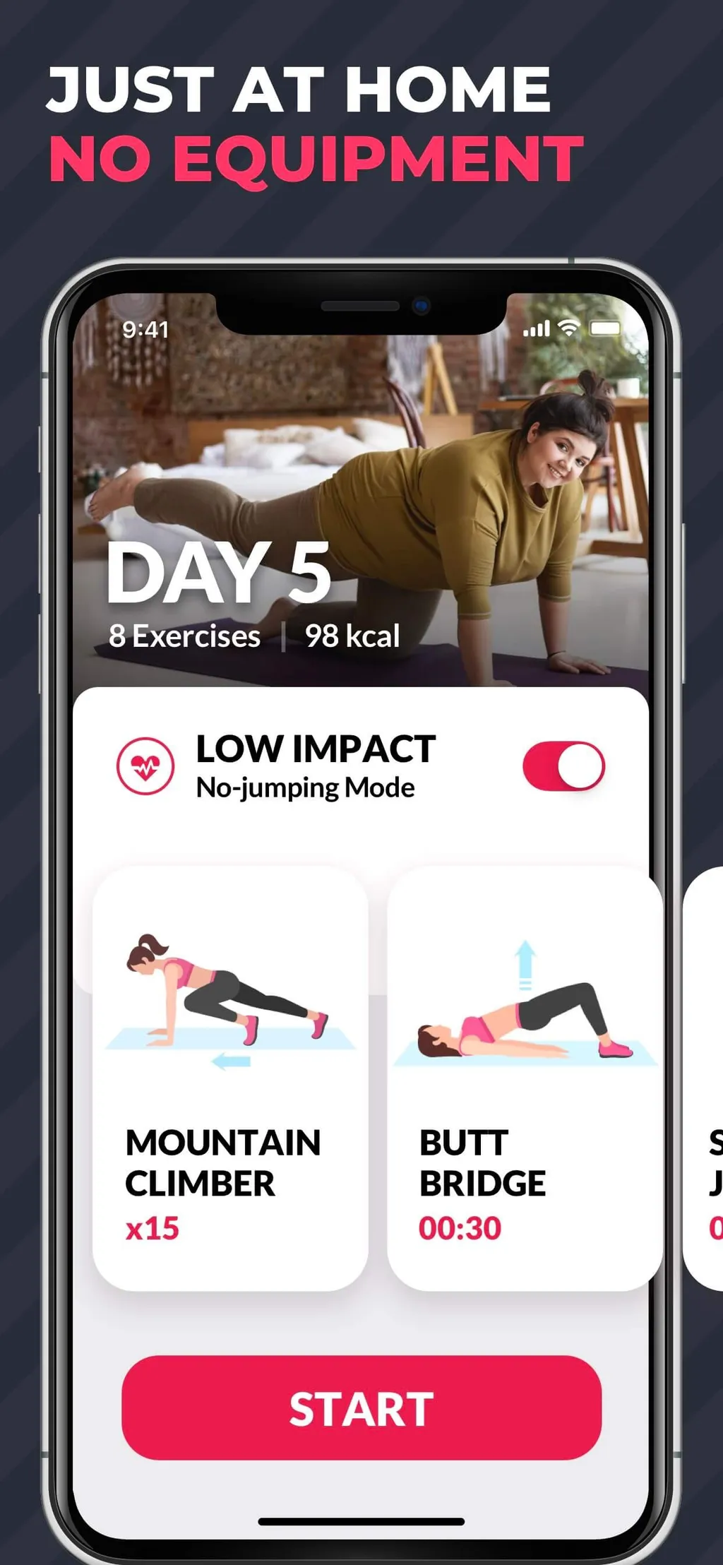 Lose Weight for Women at Home screenshot 1