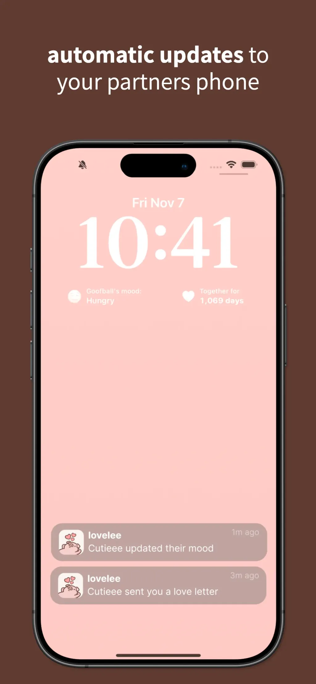 lovelee couples: love note app App Store screenshot 5