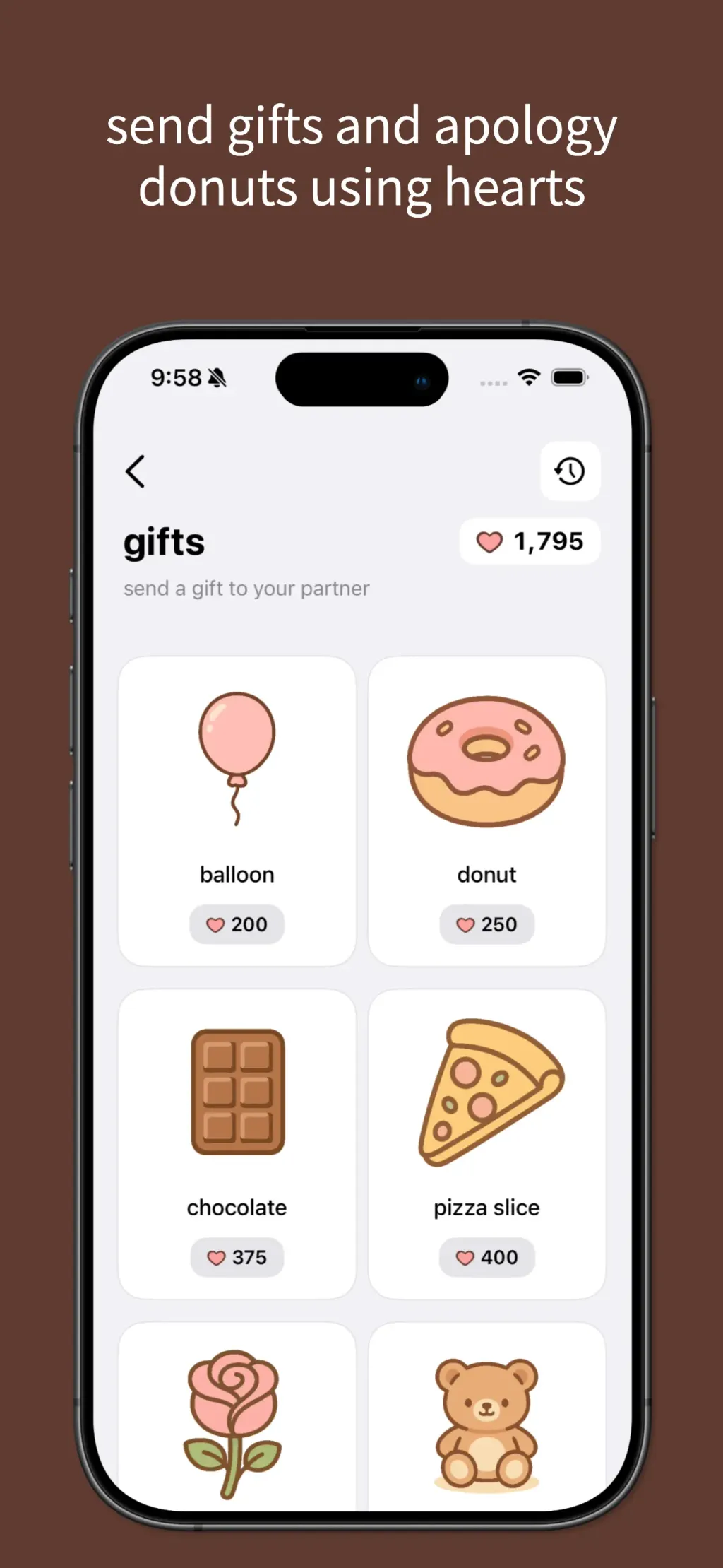 lovelee couples: love note app App Store screenshot 7