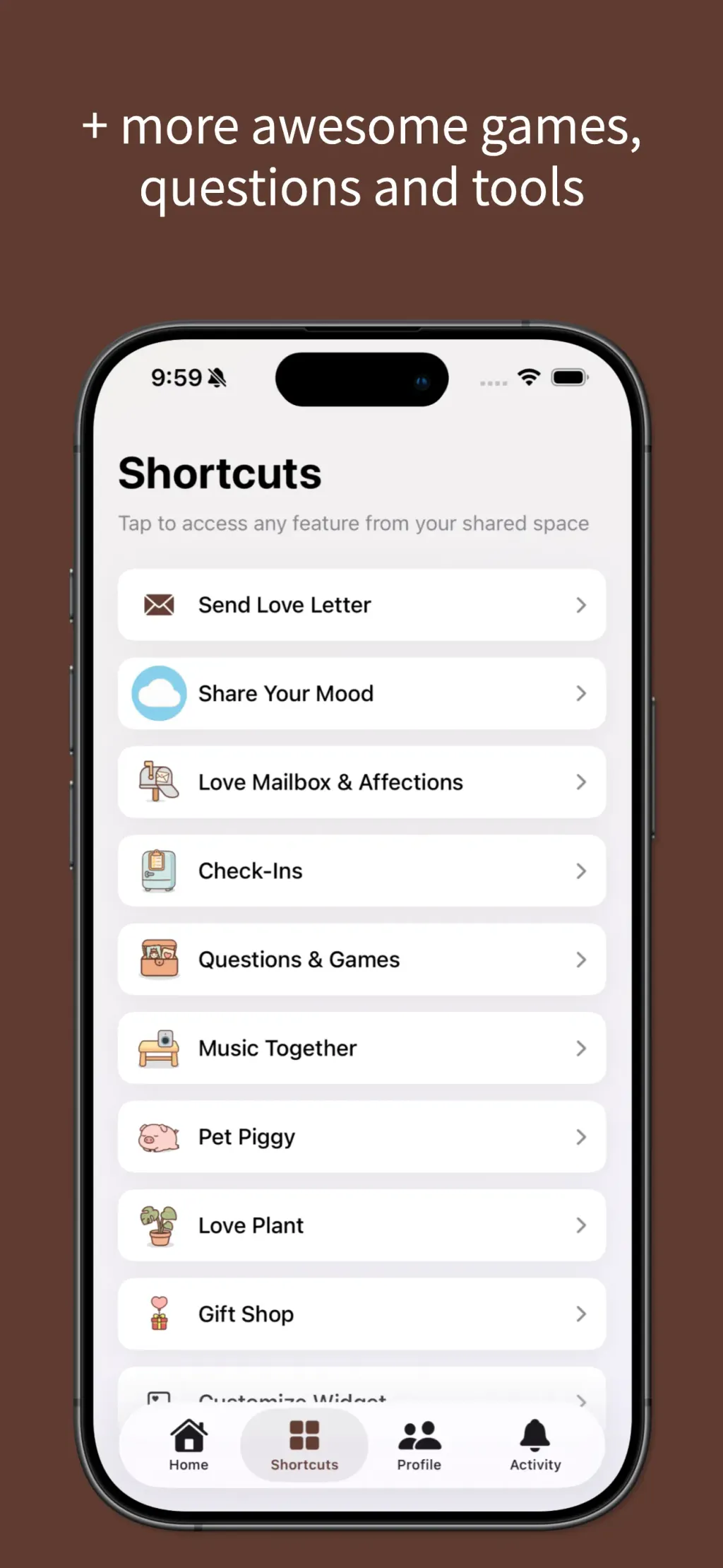 lovelee couples: love note app App Store screenshot 10