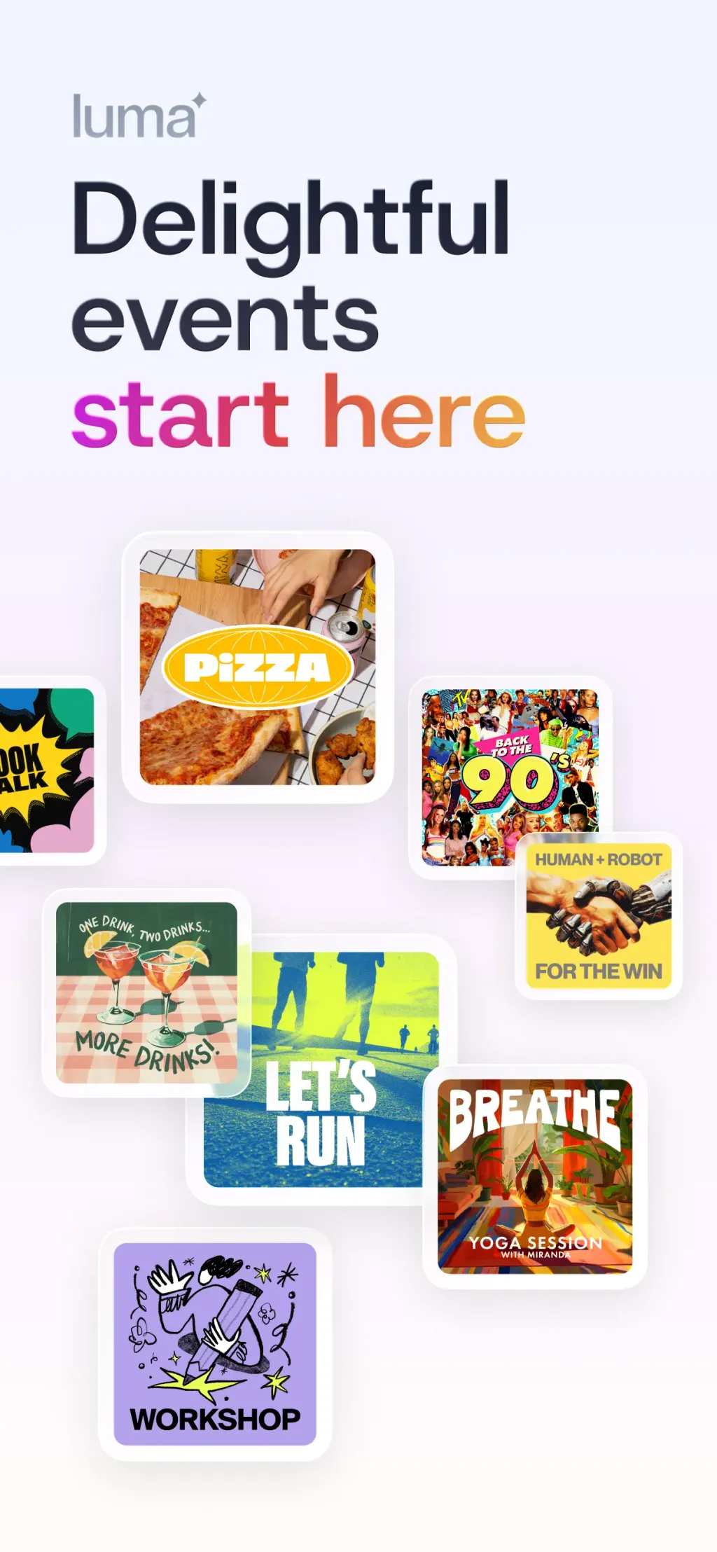 Luma — Delightful Events App Store screenshot 1
