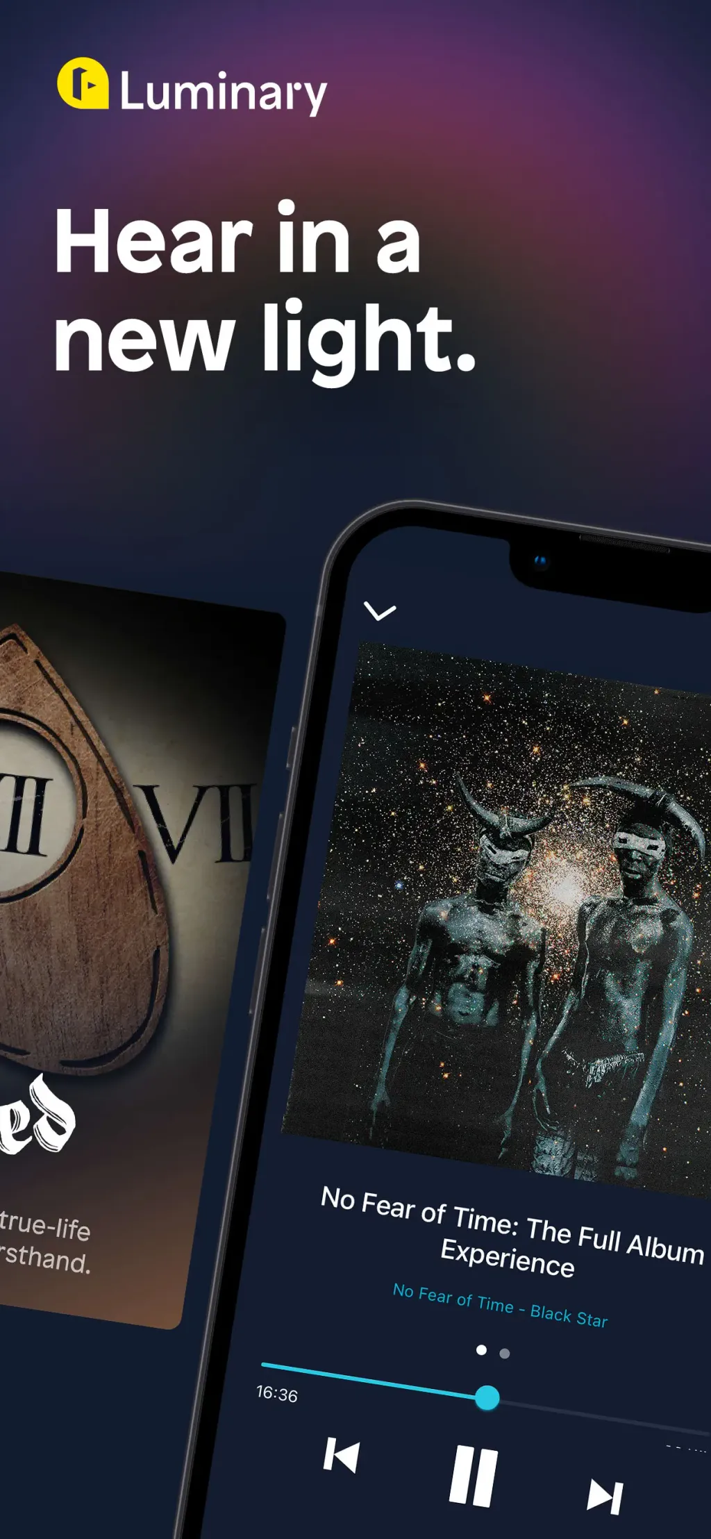 Luminary Podcasts & Originals App Store screenshot 1
