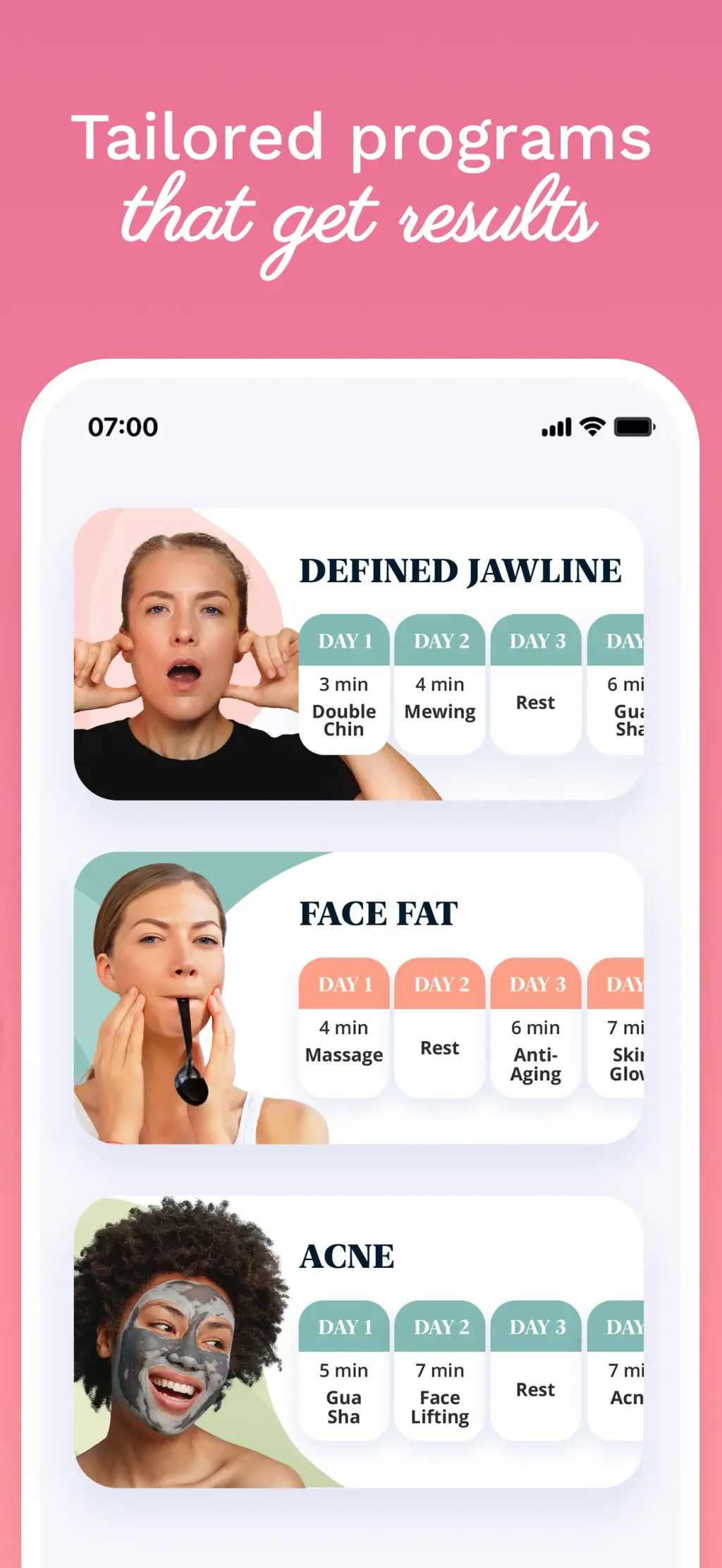 Luvly: Face Yoga Exercises App Store screenshot 3