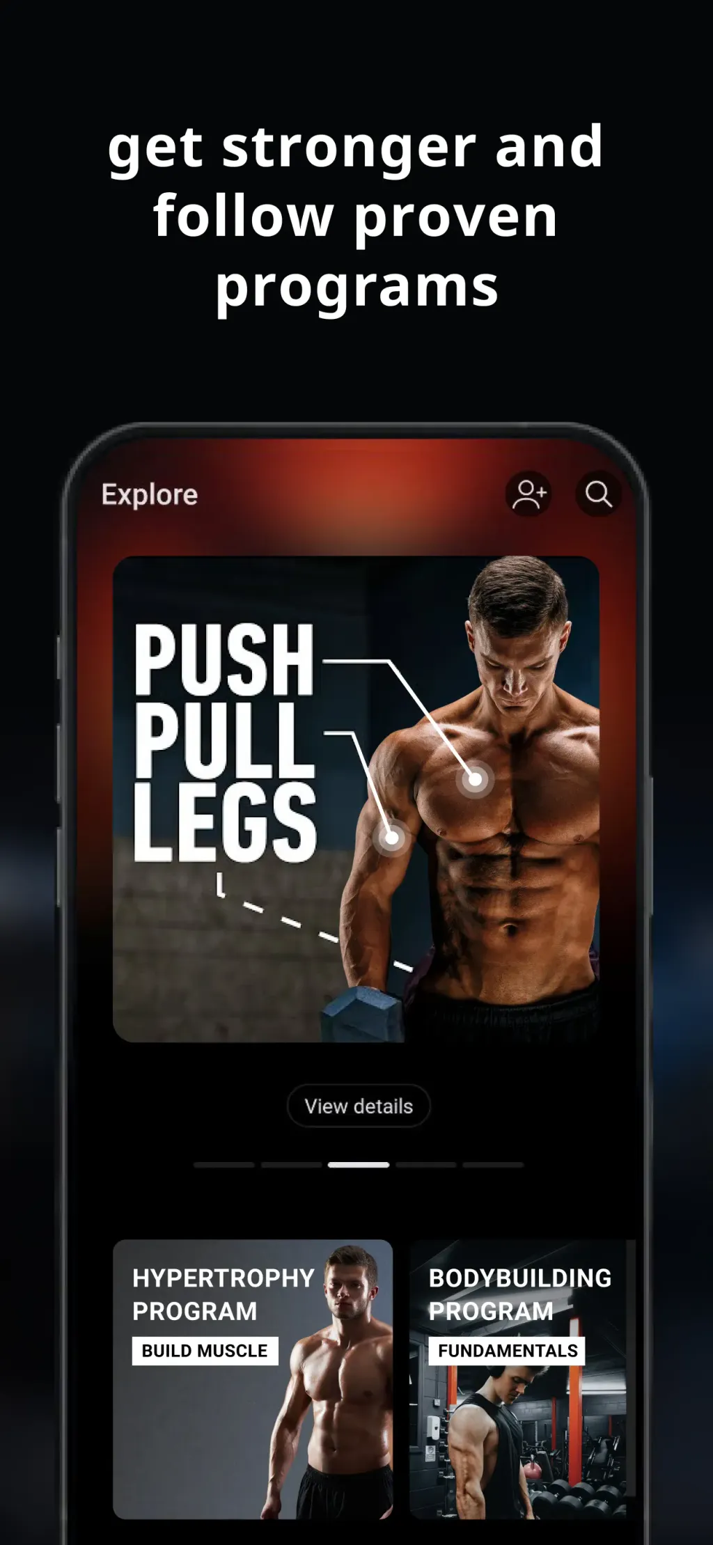Lyfta: Gym Workout Tracker Log screenshot 1