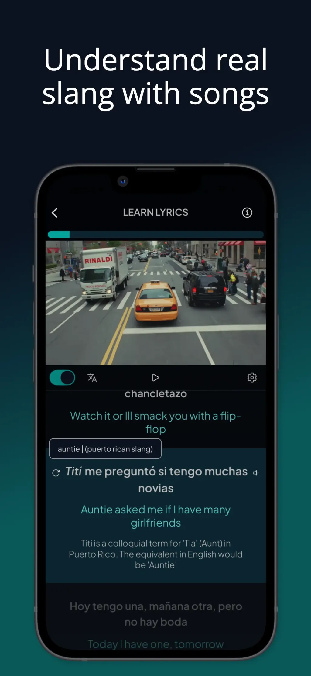 LyricFluent: Learn Languages App Store screenshot 5