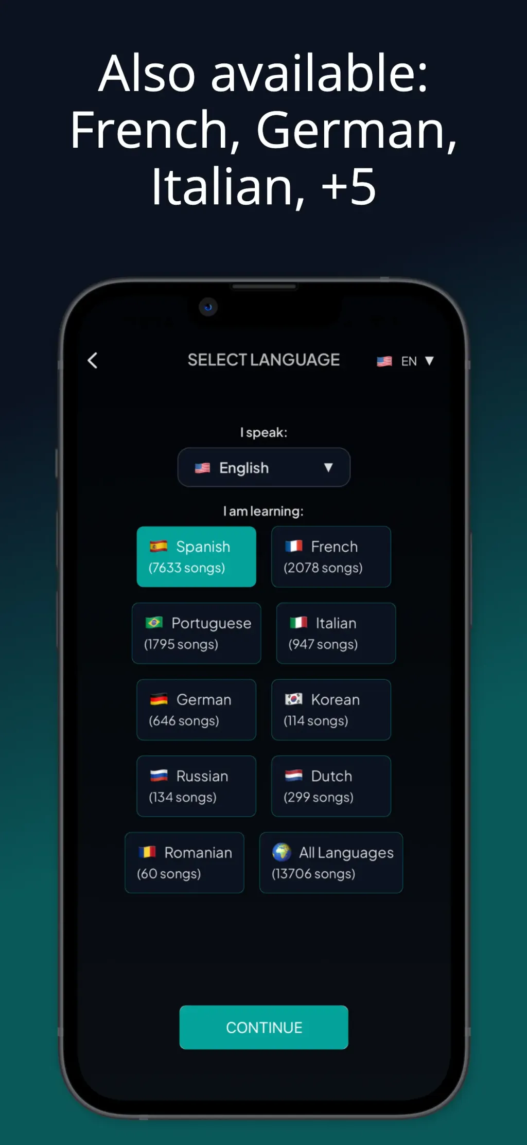LyricFluent: Learn Languages App Store screenshot 10