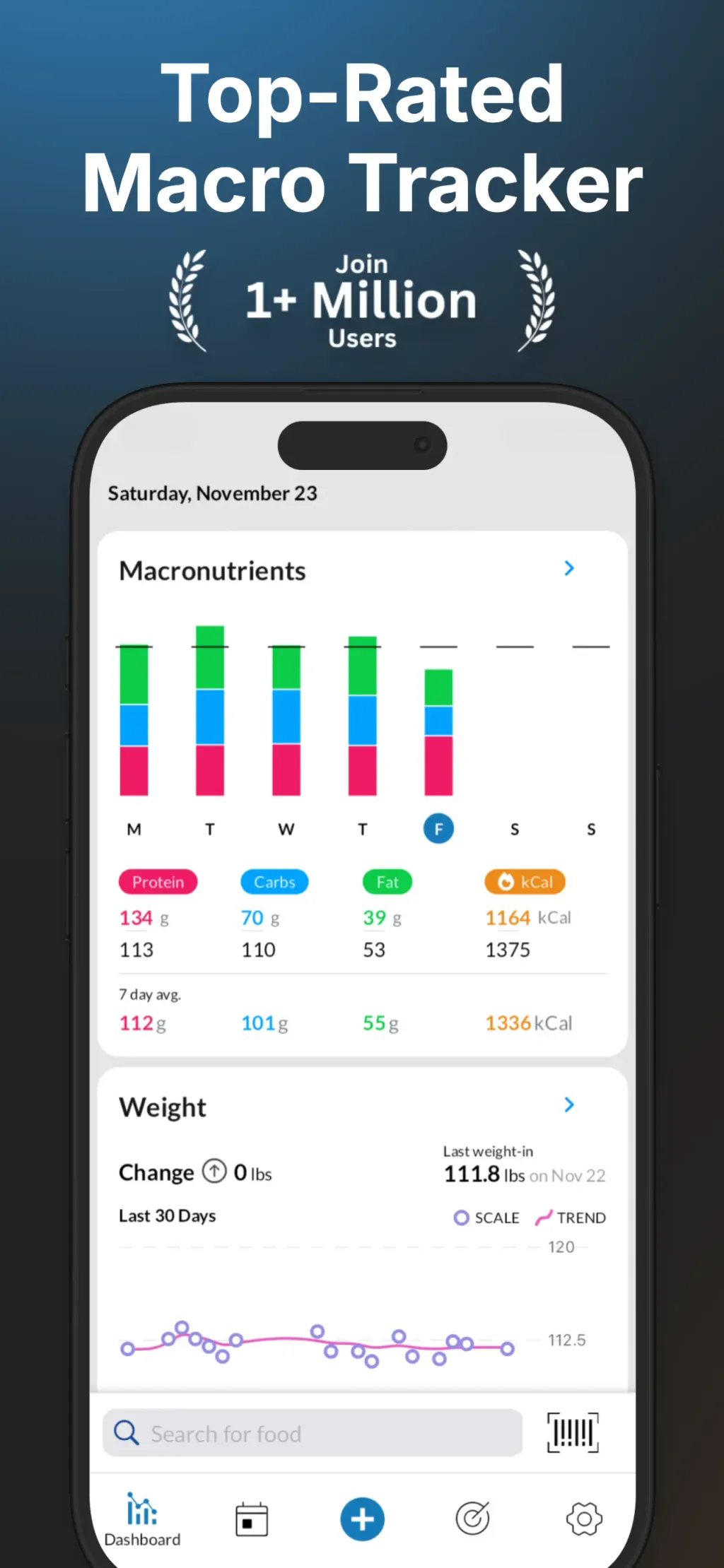 MacrosFirst - Macro Tracker App Store screenshot 1