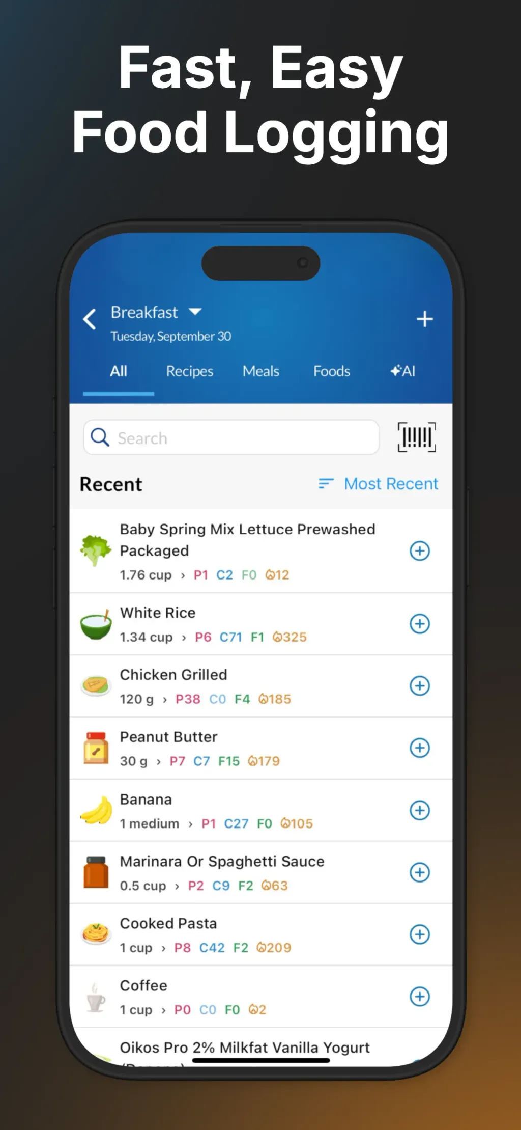 MacrosFirst - Macro Tracker App Store screenshot 2