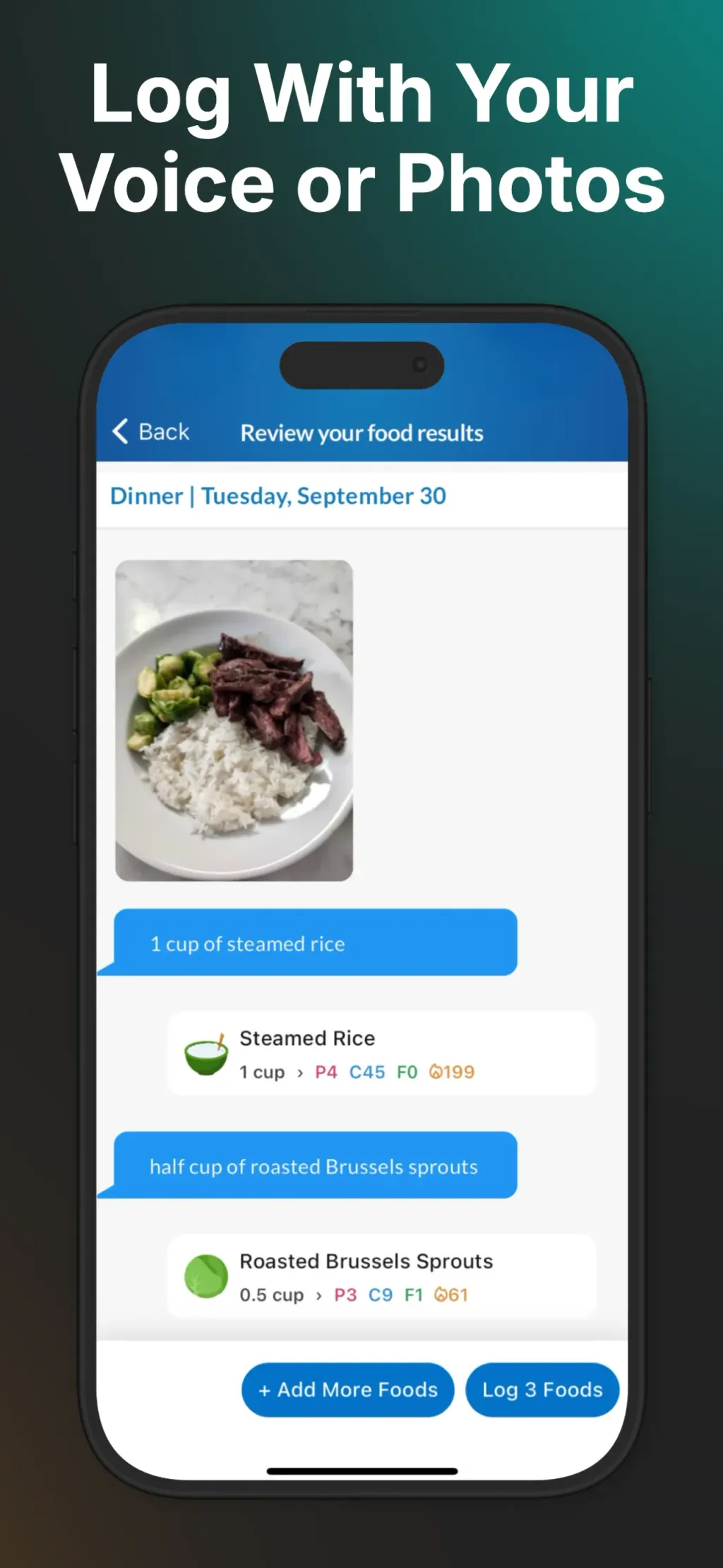 MacrosFirst - Macro Tracker App Store screenshot 4