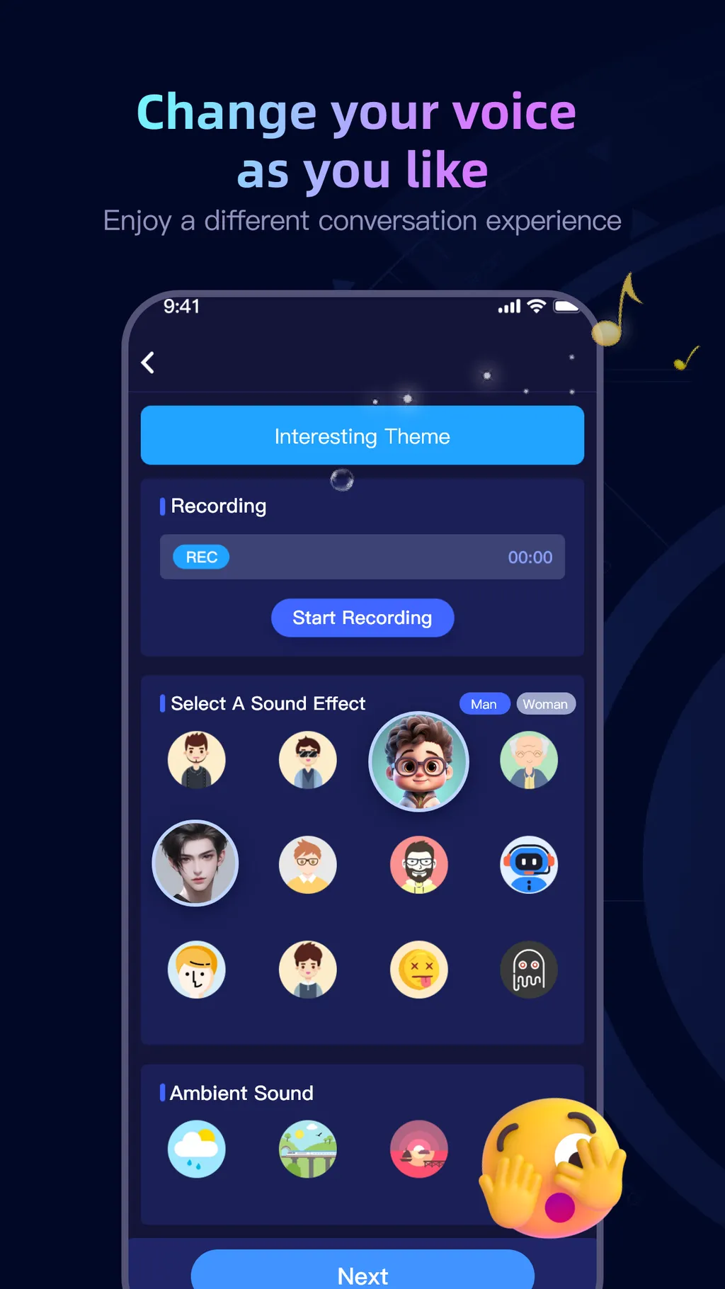 Magic Voice Changer Pro App Store screenshot 1