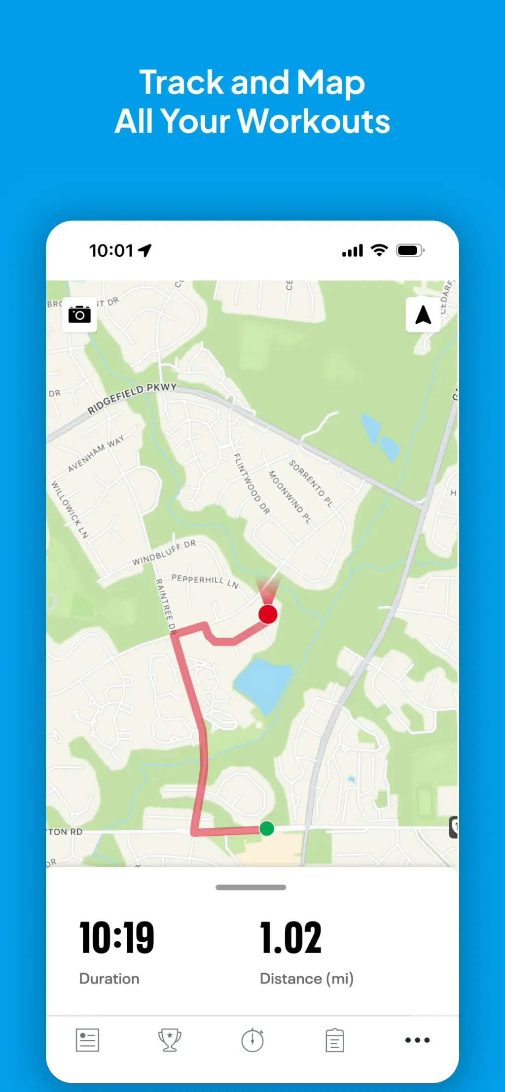 Map My Run GPS Running Tracker App Store screenshot 1