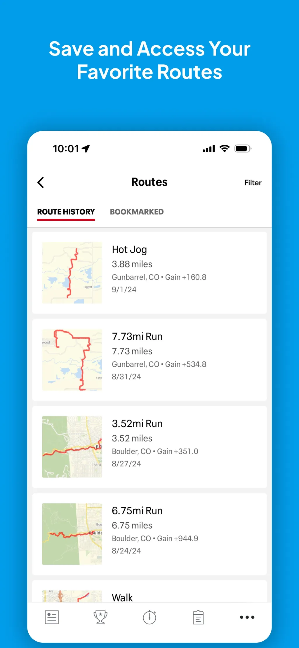 Map My Run GPS Running Tracker App Store screenshot 3