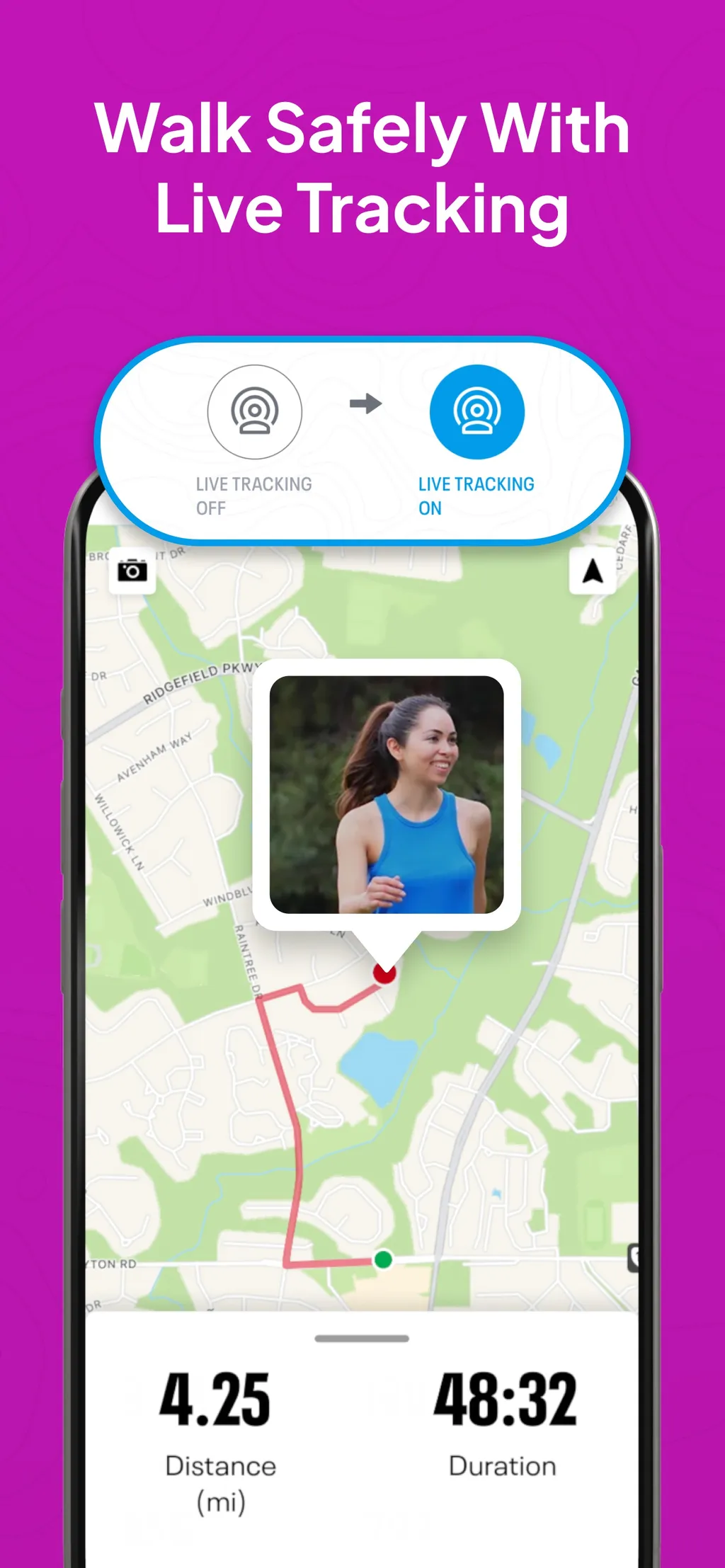 Map My Walk: Walking Tracker App Store screenshot 2