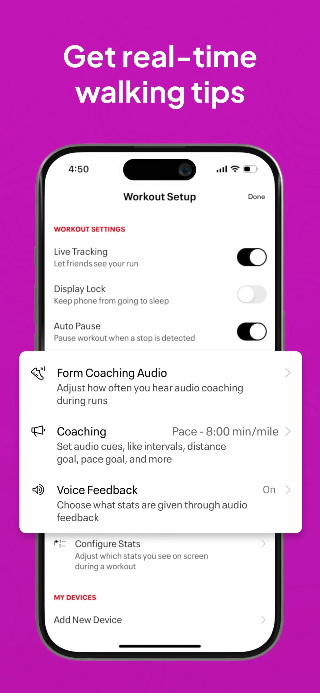 Map My Walk: Walking Tracker App Store screenshot 7