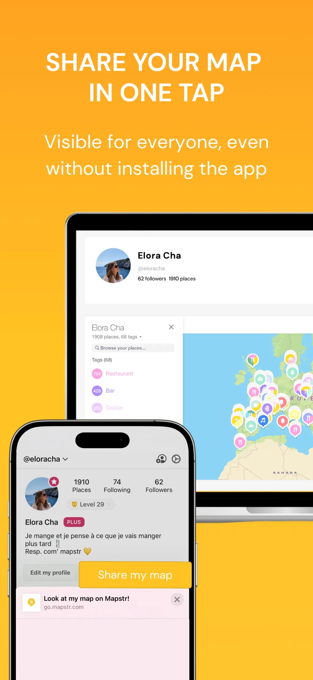 Mapstr – Save & Follow Places App Store screenshot 6