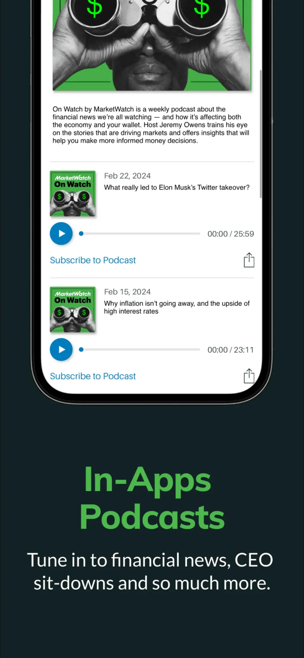 MarketWatch - News & Data App Store screenshot 6
