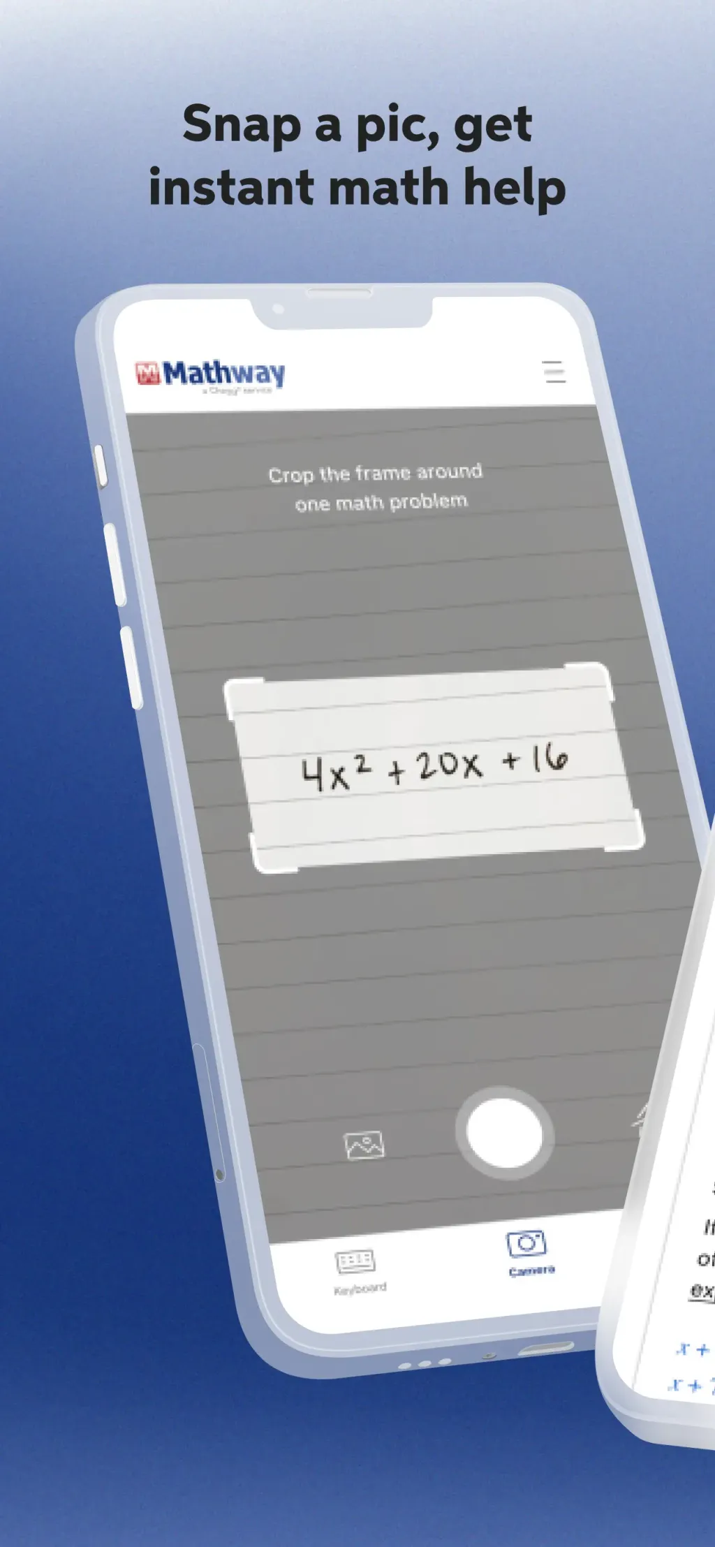 Mathway: Math Problem Solver App Store screenshot 1
