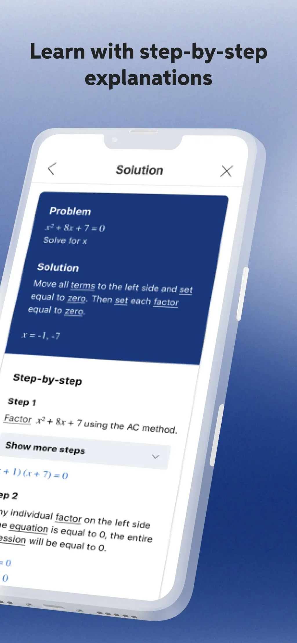 Mathway: Math Problem Solver App Store screenshot 2